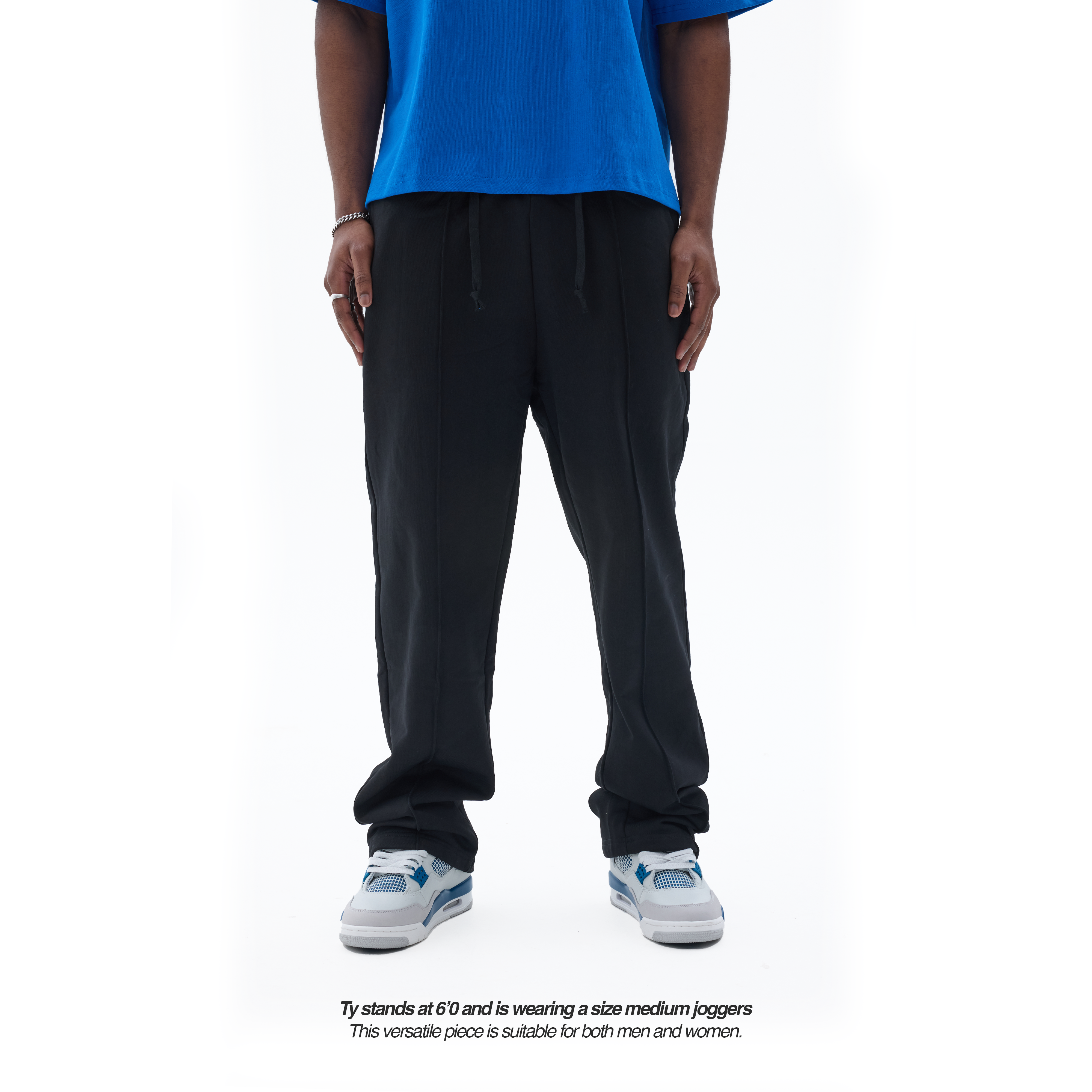 BLANCS JOGGERS - BLACK