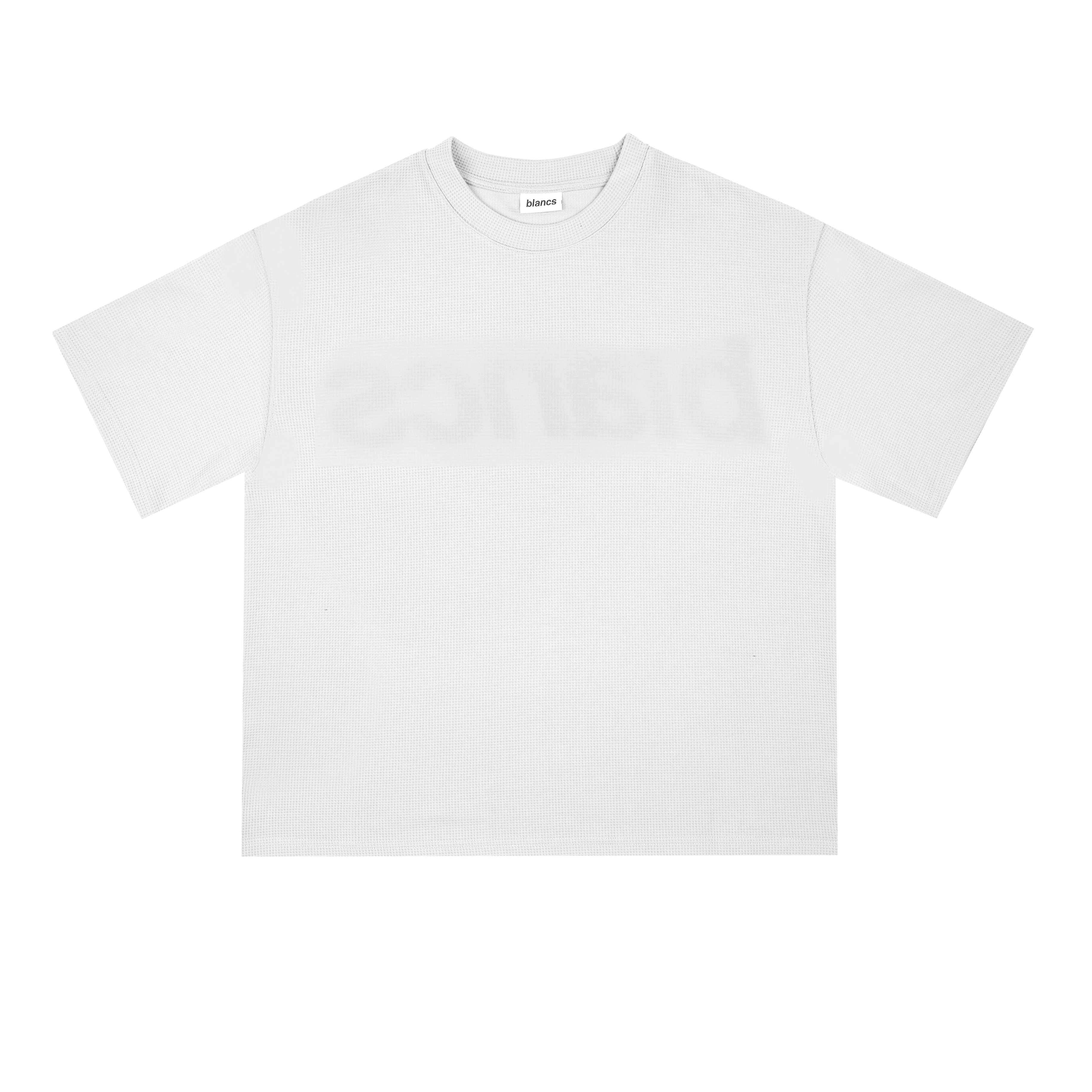 BLANCS WAFFLE KNIT S/S - WHITE
