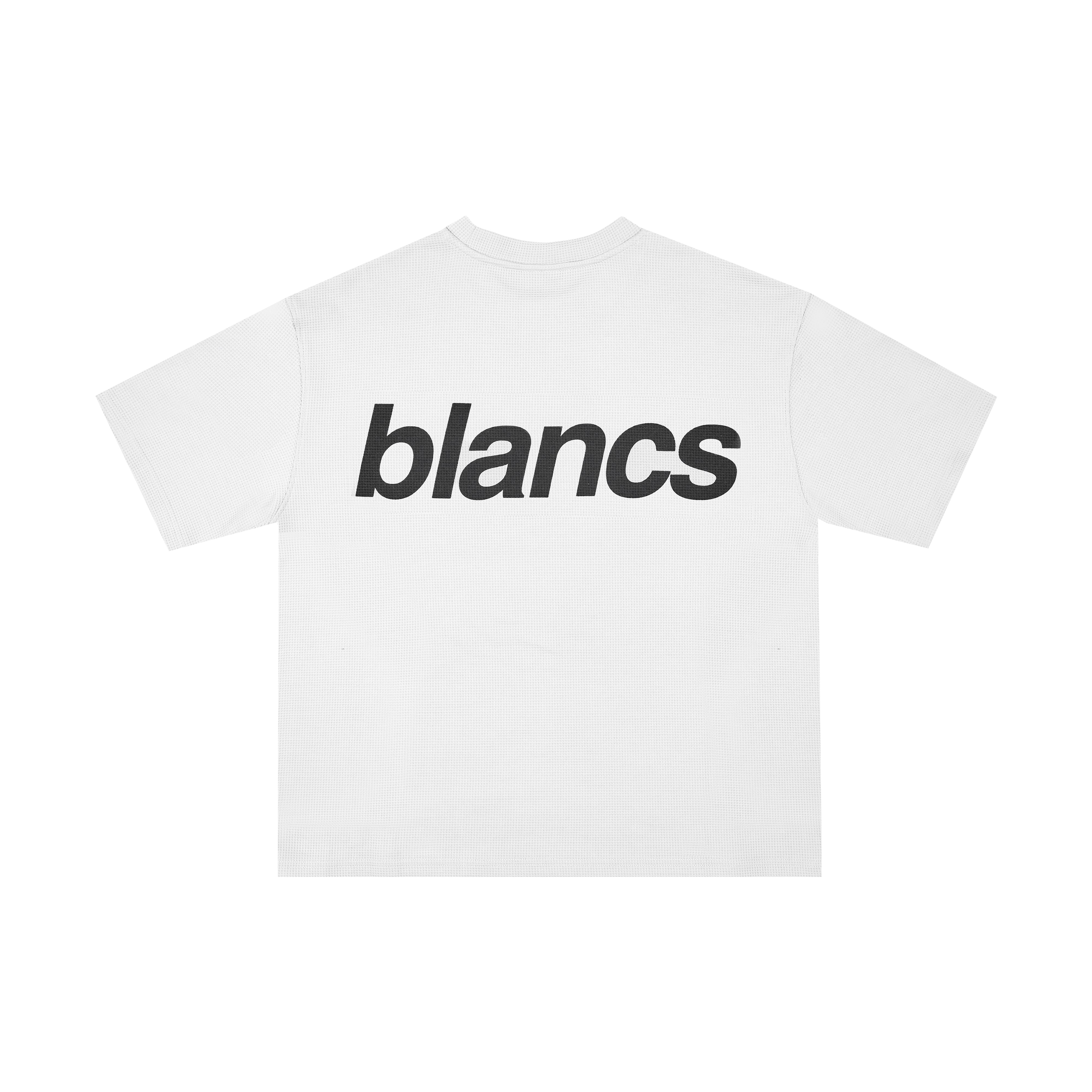 BLANCS WAFFLE KNIT S/S - WHITE