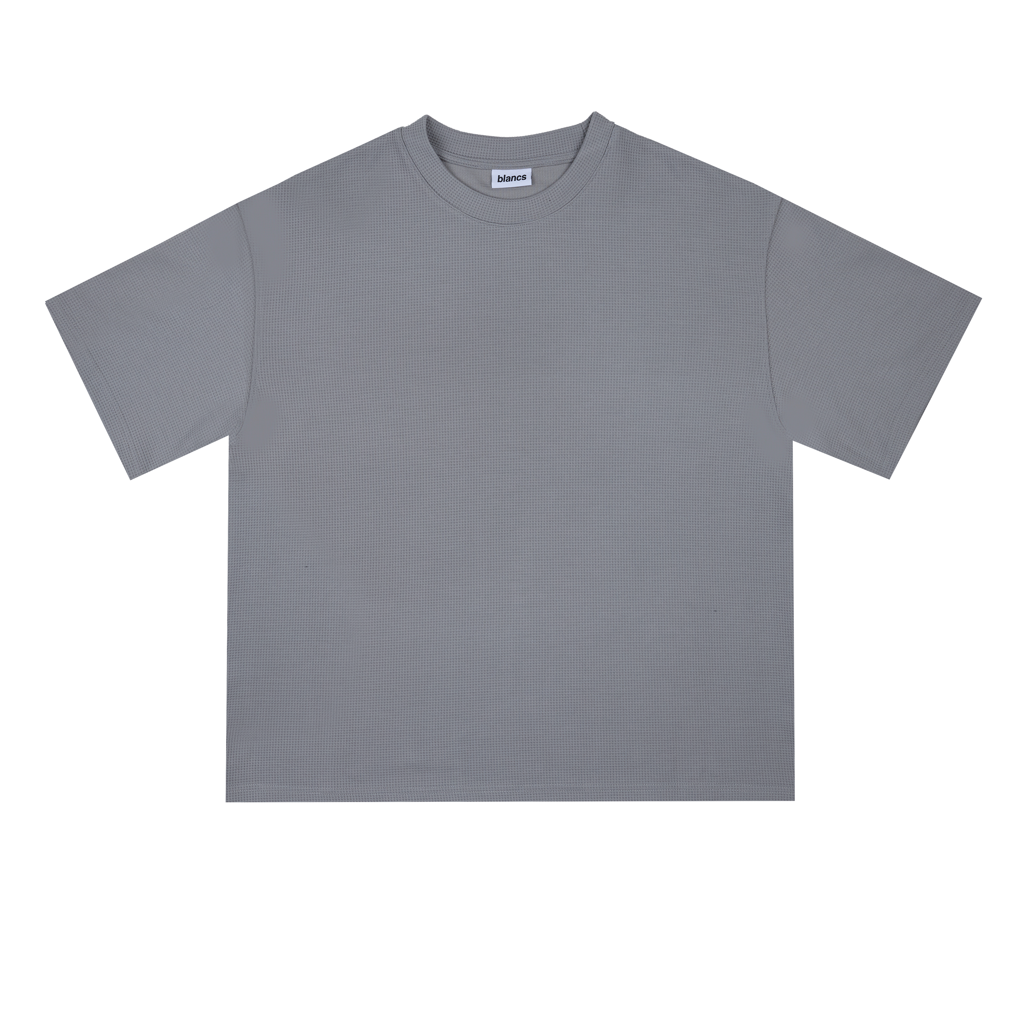 BLANCS WAFFLE KNIT S/S - GREY