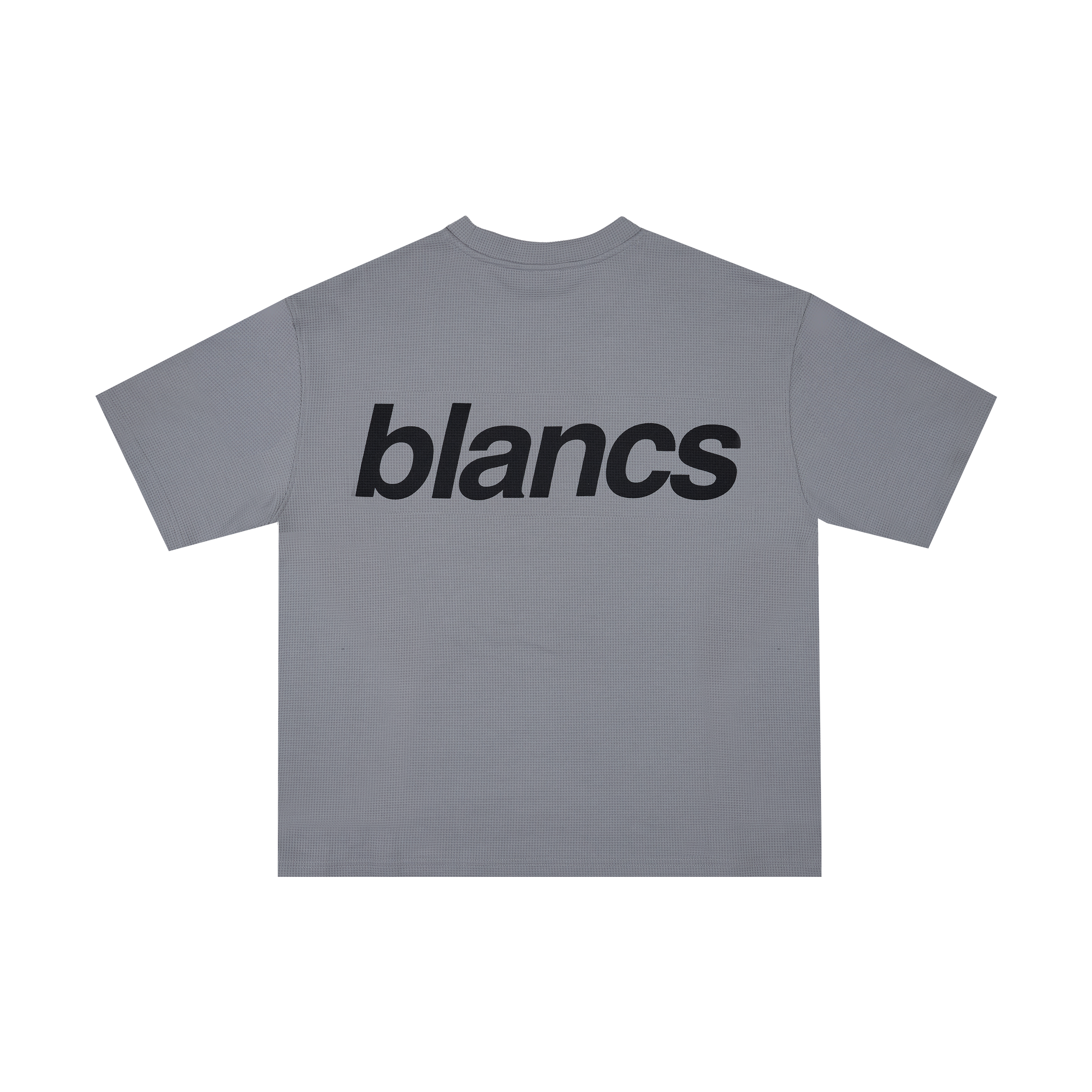 BLANCS WAFFLE KNIT S/S - GREY