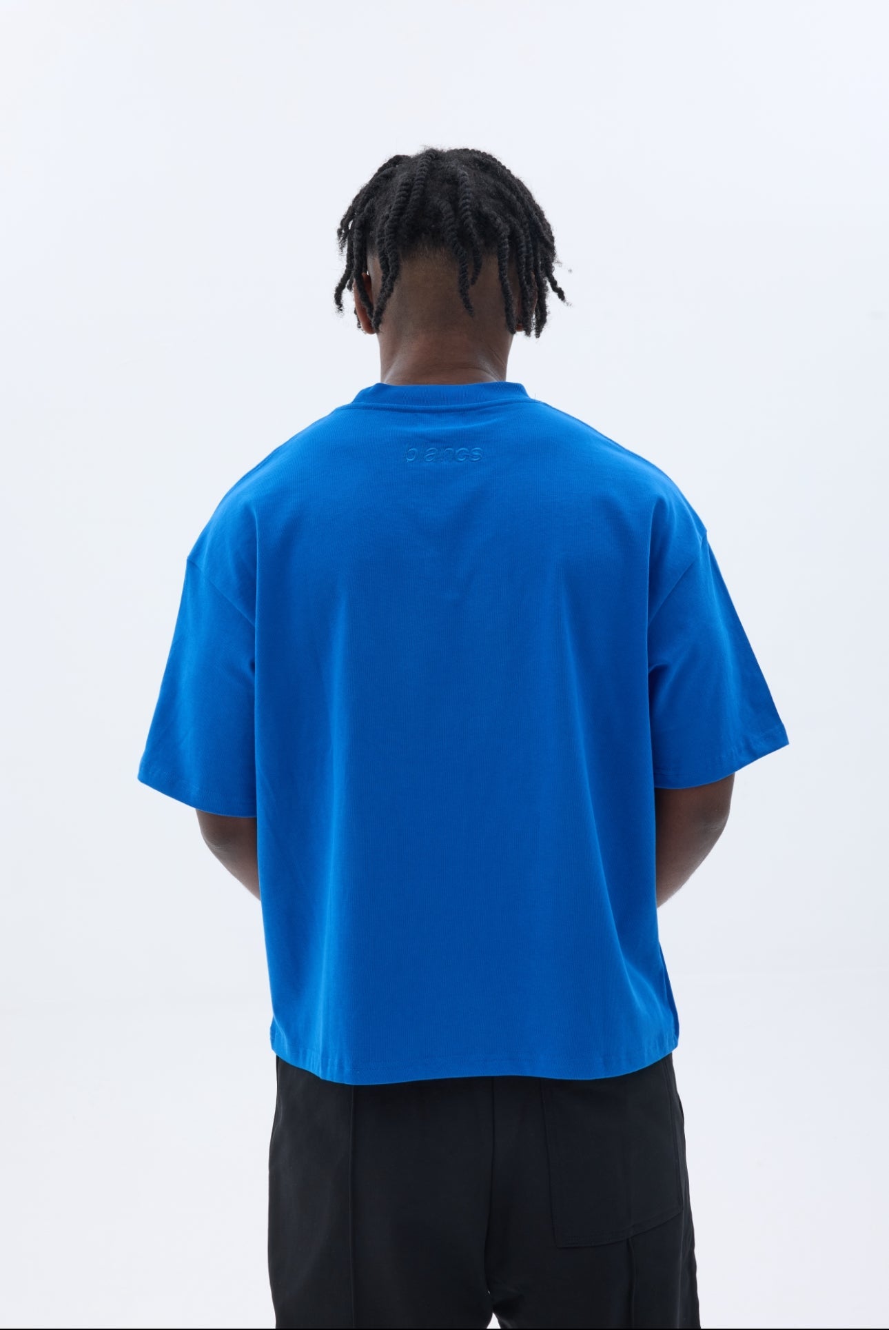 BLANCS CLASSIC LOGO TEE - BLUE