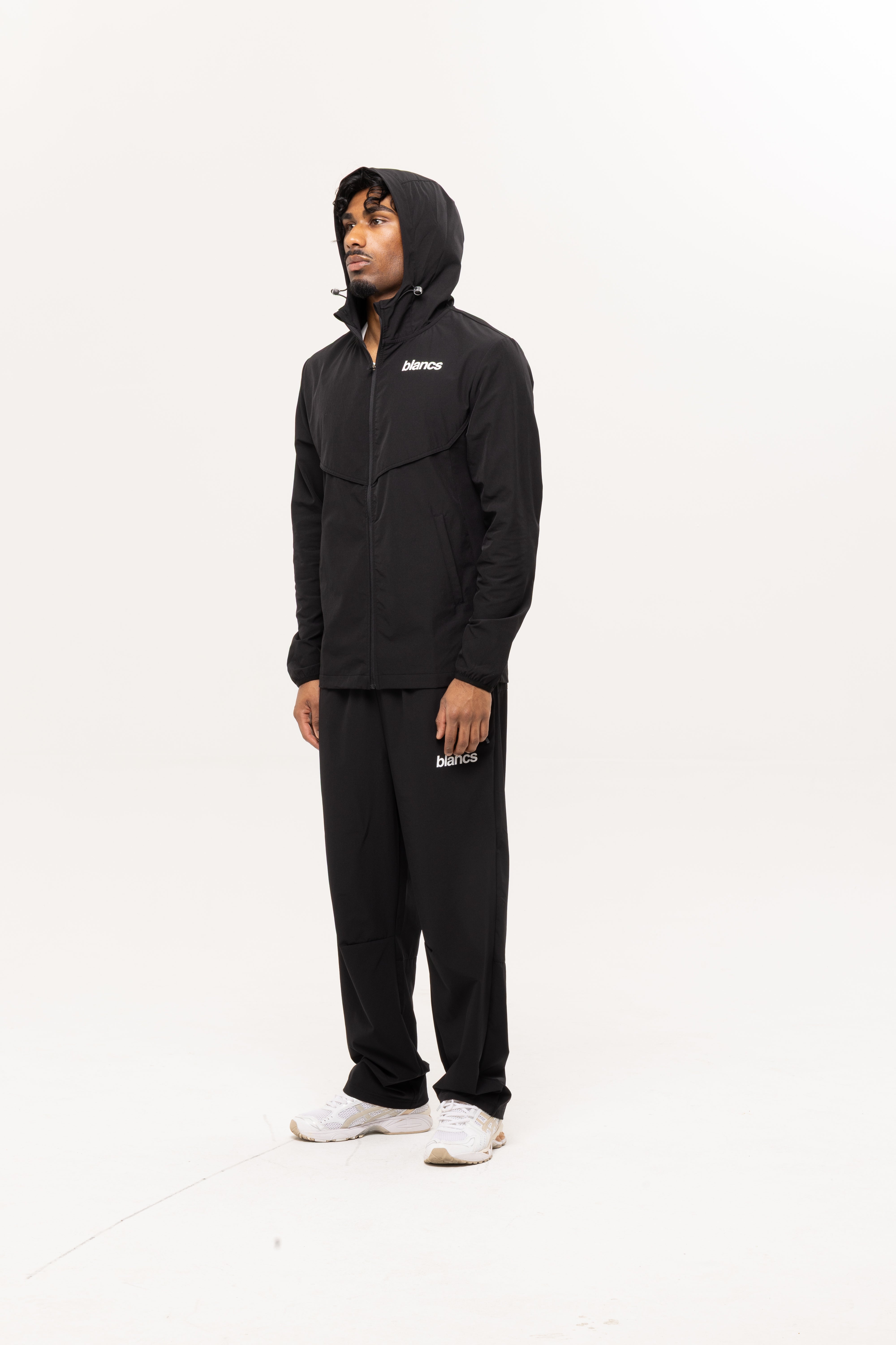 BLANCS MENS ACTIVEWEAR TRACK JACKET - BLACK