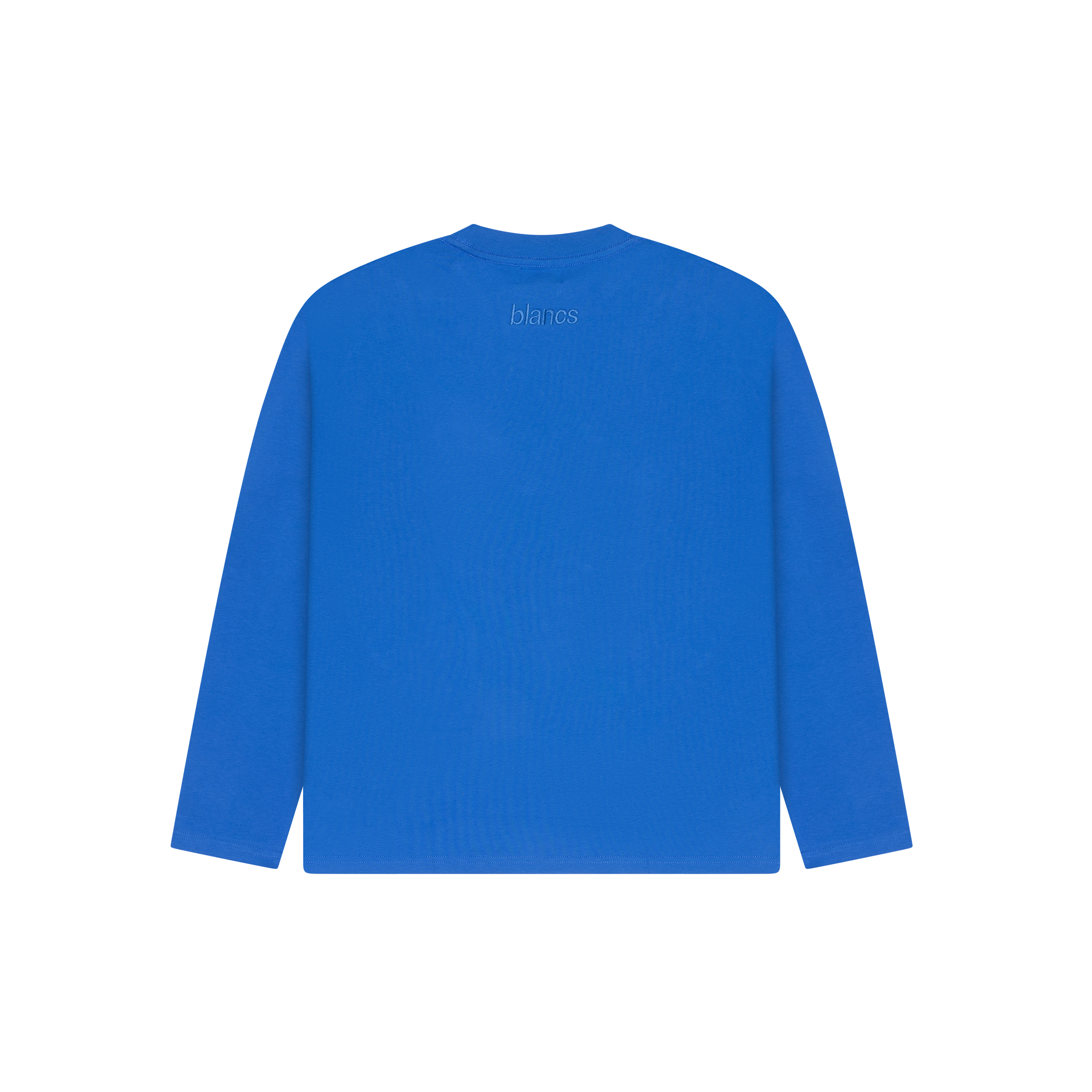 BLANCS CLASSIC LOGO TEE L/S - BLUE