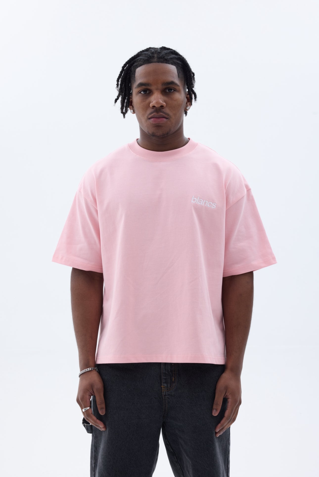BLANCS CLASSIC LOGO TEE - PINK