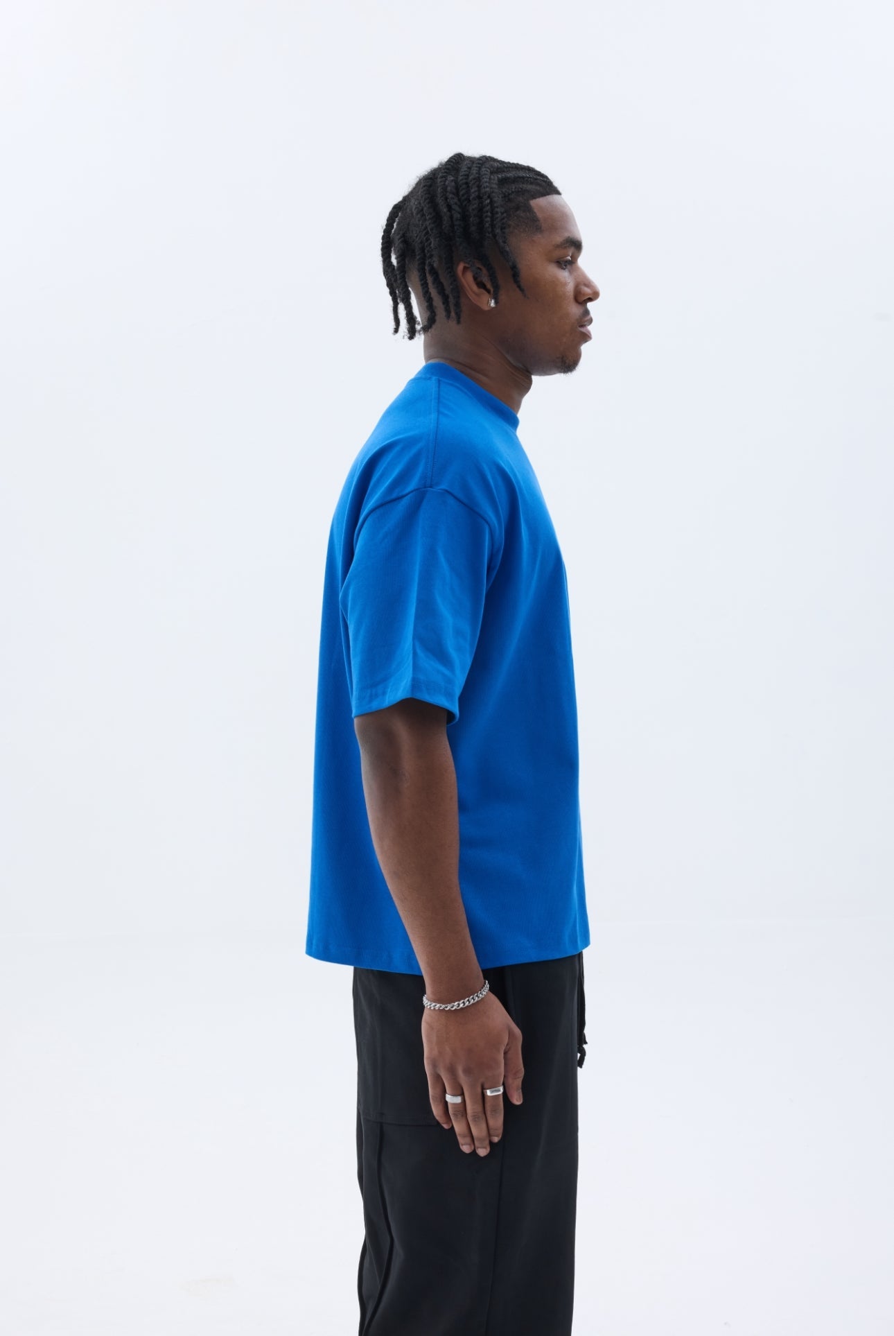 BLANCS CLASSIC LOGO TEE - BLUE