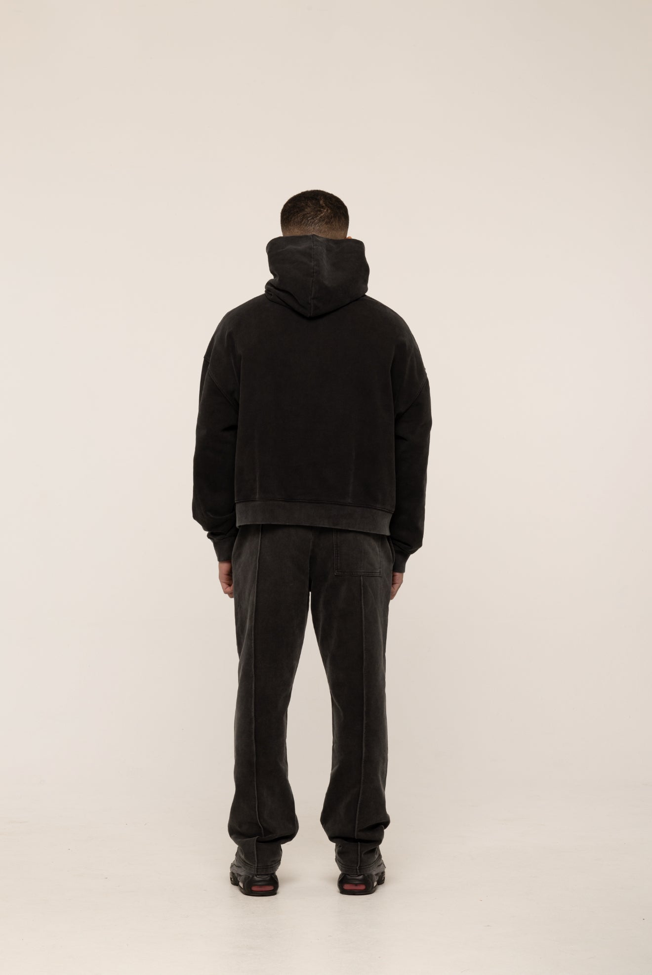 BLANCS PULLOVER HOODIE - WASHED BLACK