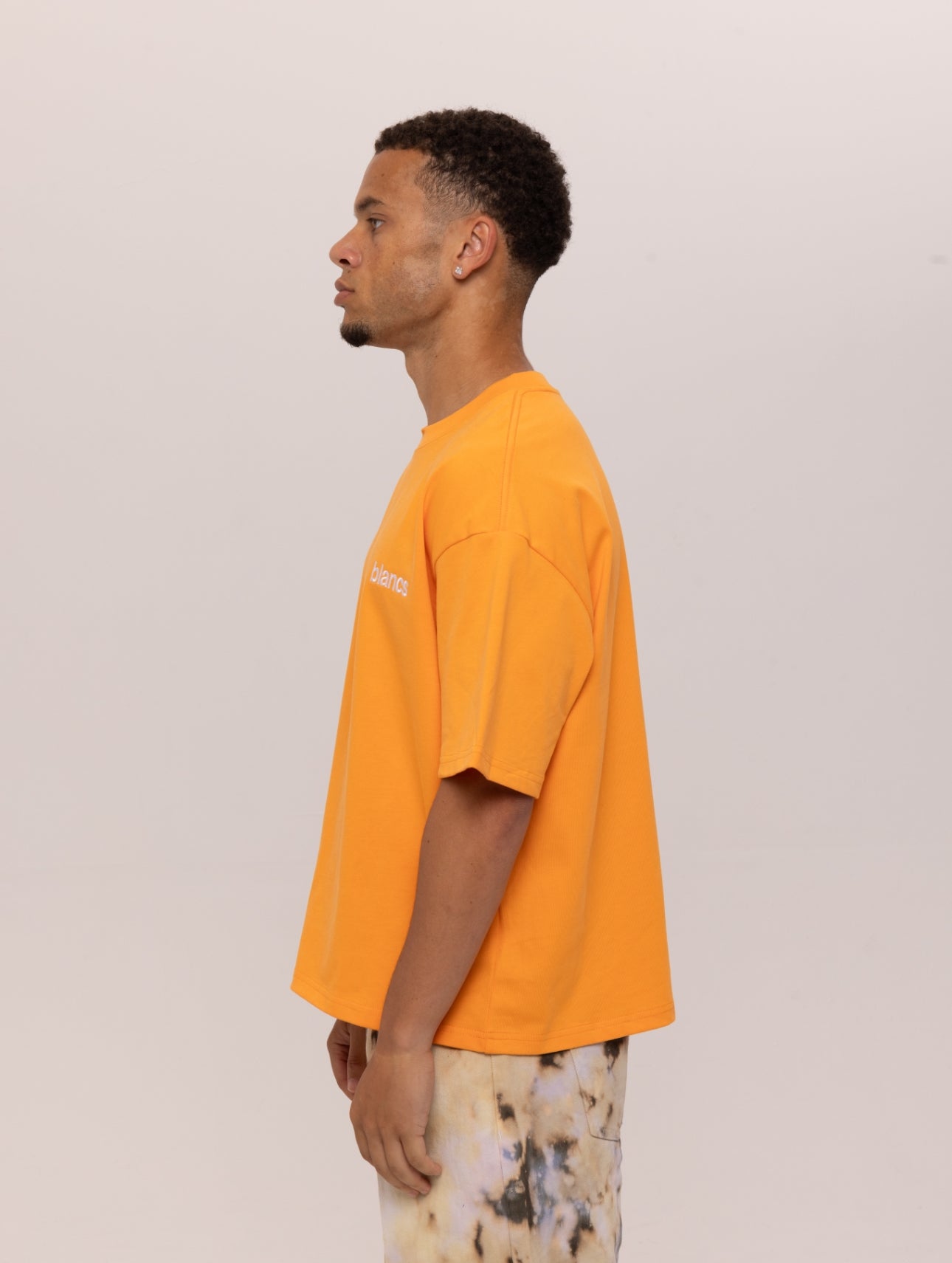 BLANCS CLASSIC LOGO TEE - ORANGE