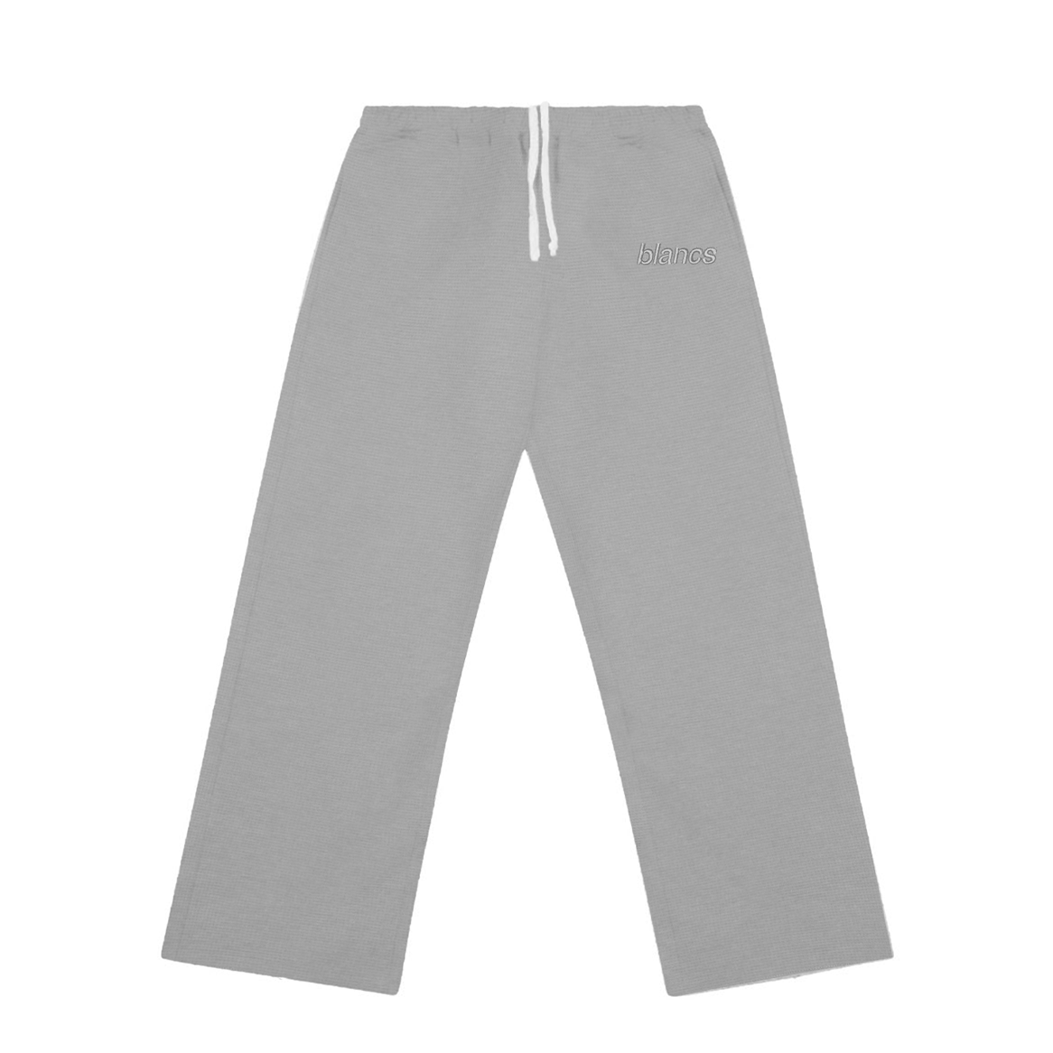 BLANCS WAFFLE KNIT JOGGERS - GREY