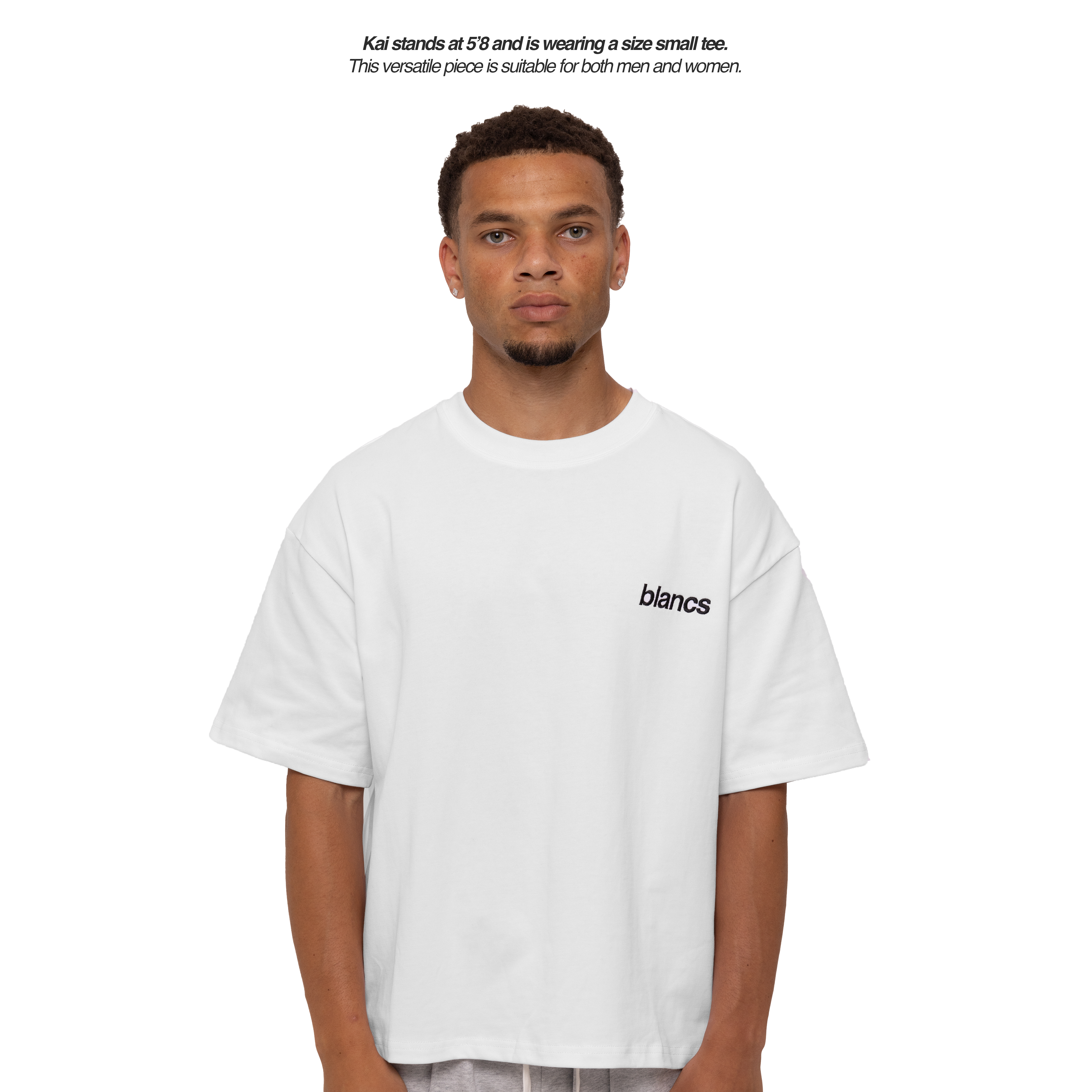 BLANCS CLASSIC LOGO TEE - WHITE