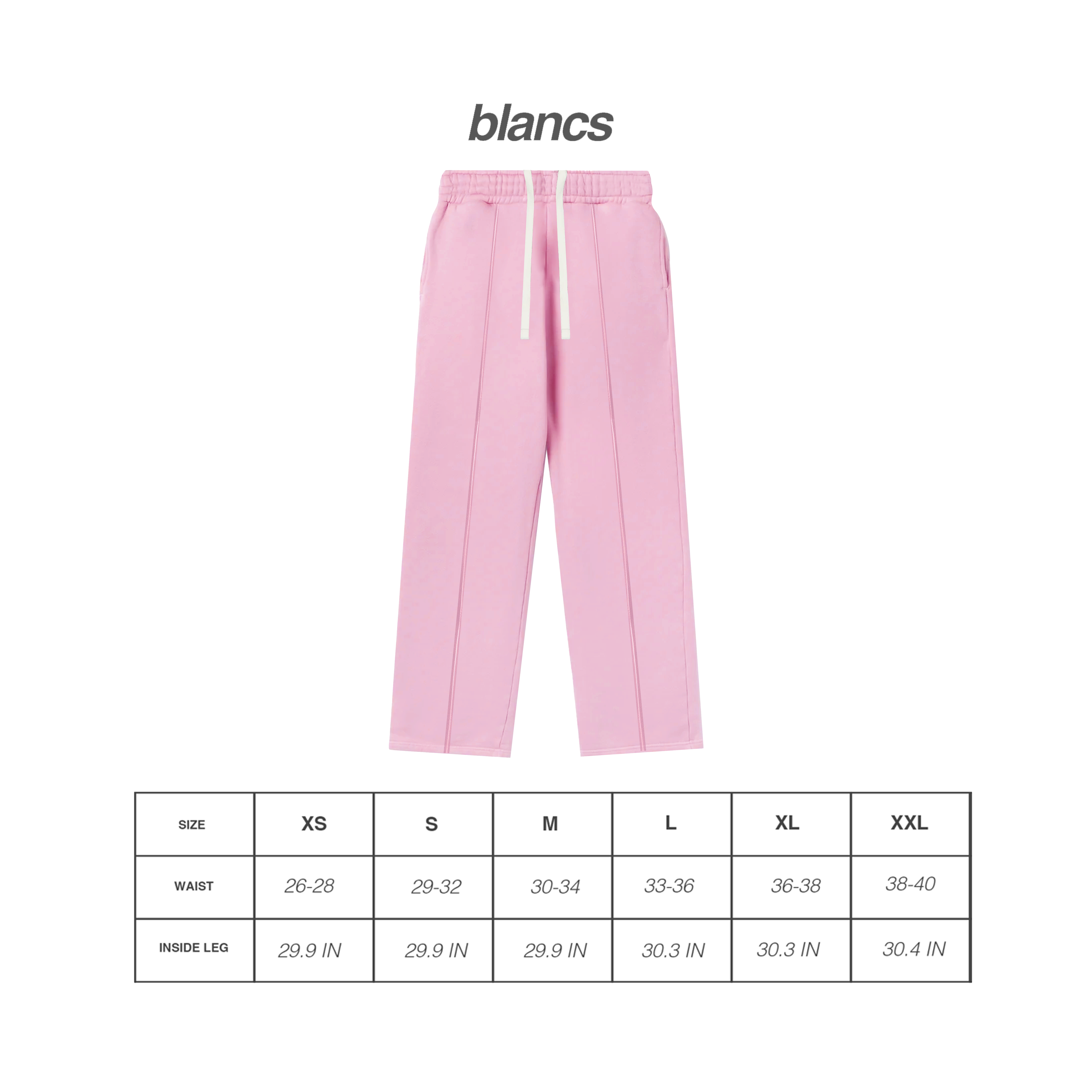 BLANCS JOGGERS - PINK