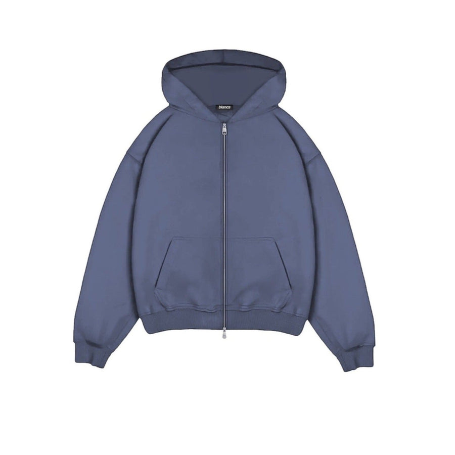 BLANCS ZIP HOODIE V2 - NAVY