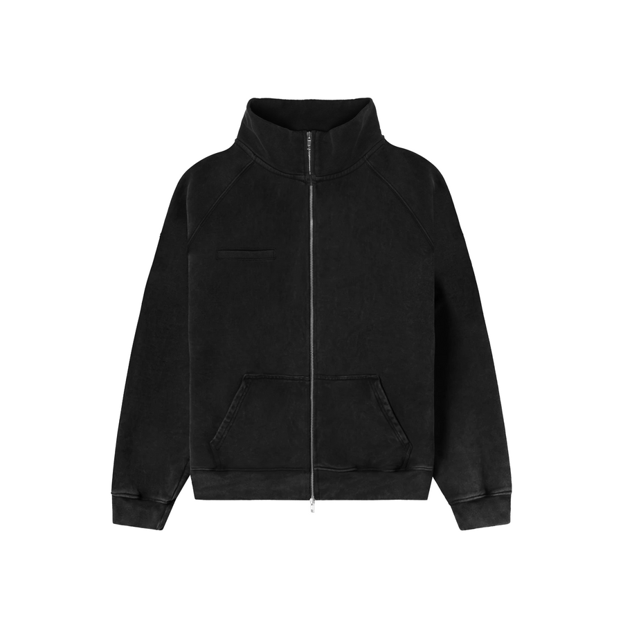 BLANCS TRACK JACKET - WASHED BLACK