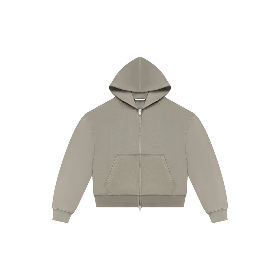 BLANCS ZIP HOODIE V2 - GRAVEL