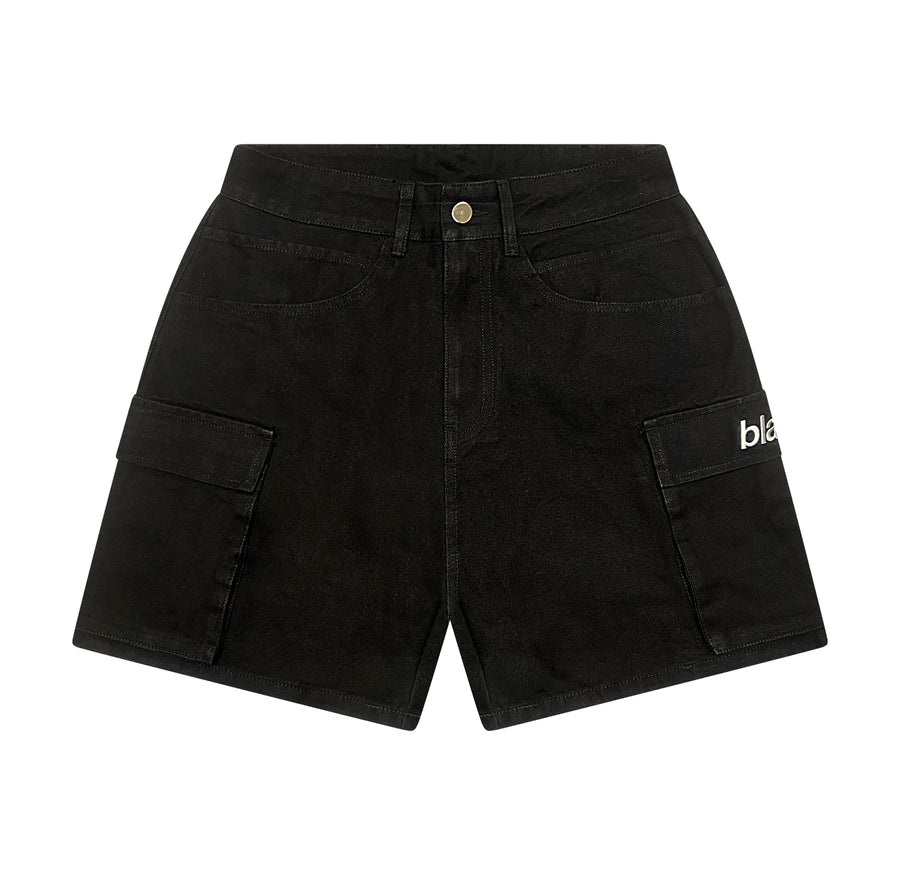 BLANCS CARGO SHORTS - BLACK