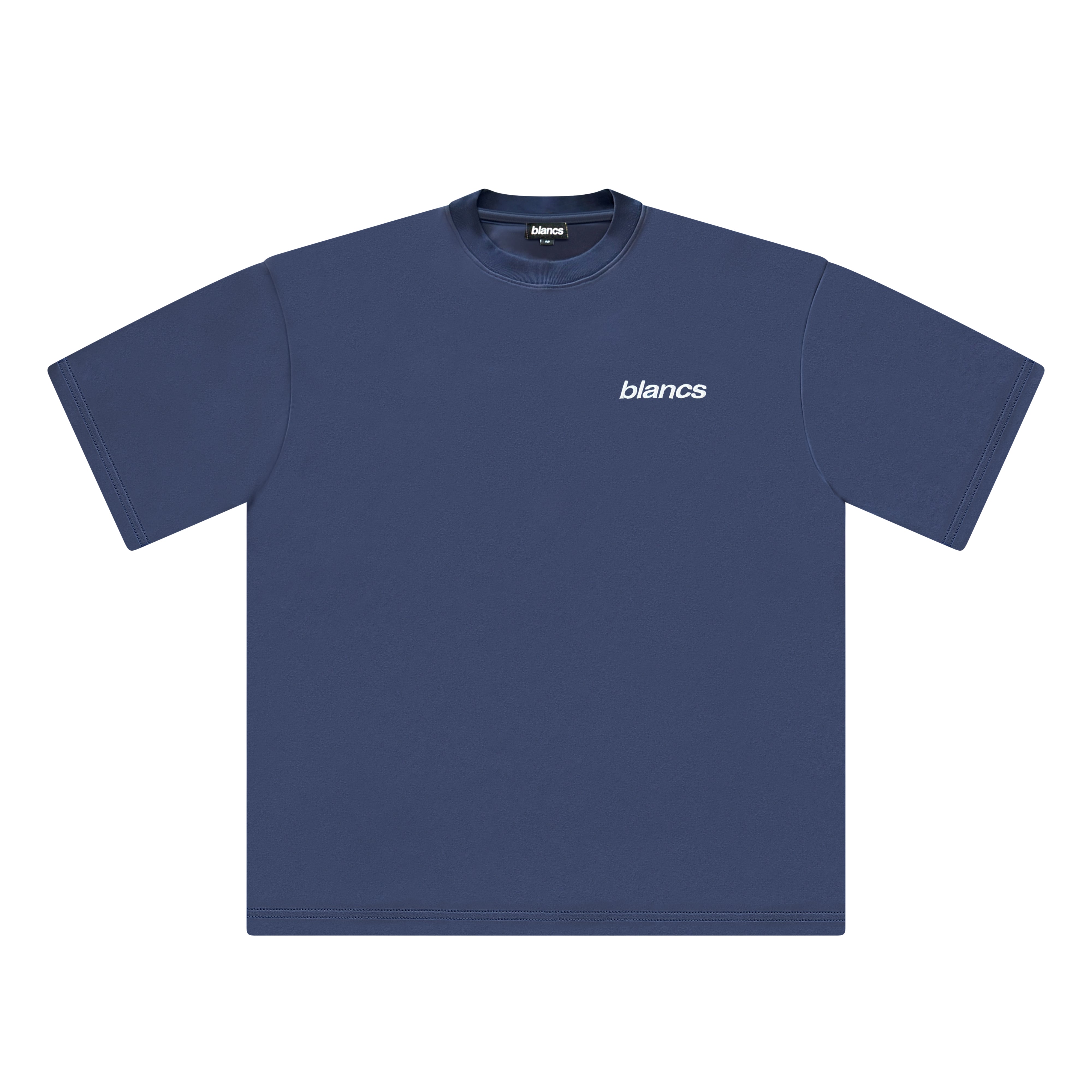 BLANCS CLASSIC LOGO TEE - NAVY