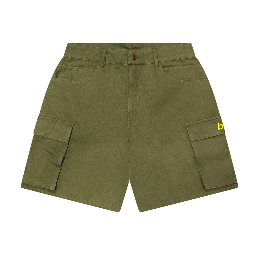 BLANCS CARGO SHORTS - ARMY GREEN