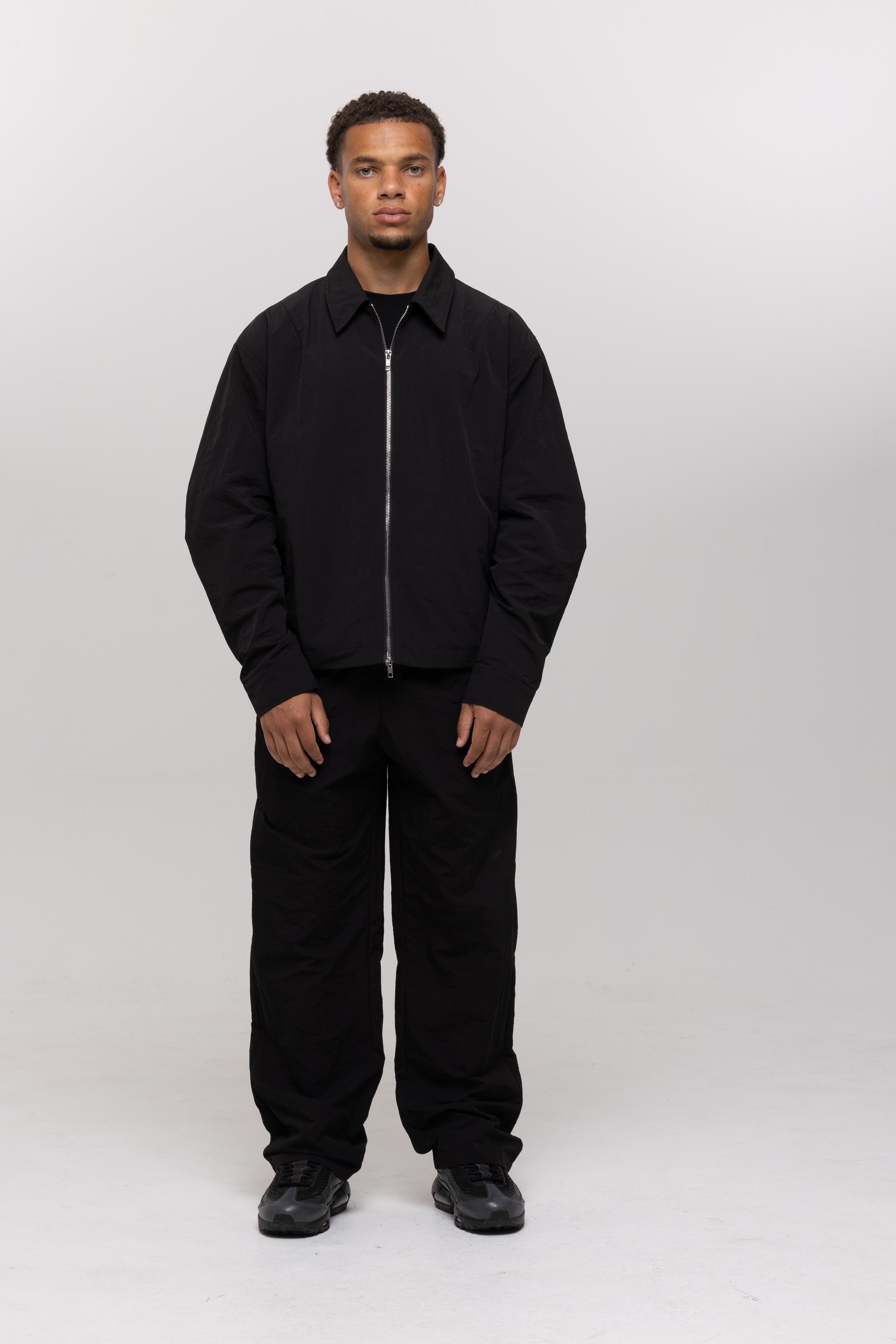 BLANCS NYLON JACKET - BLACK