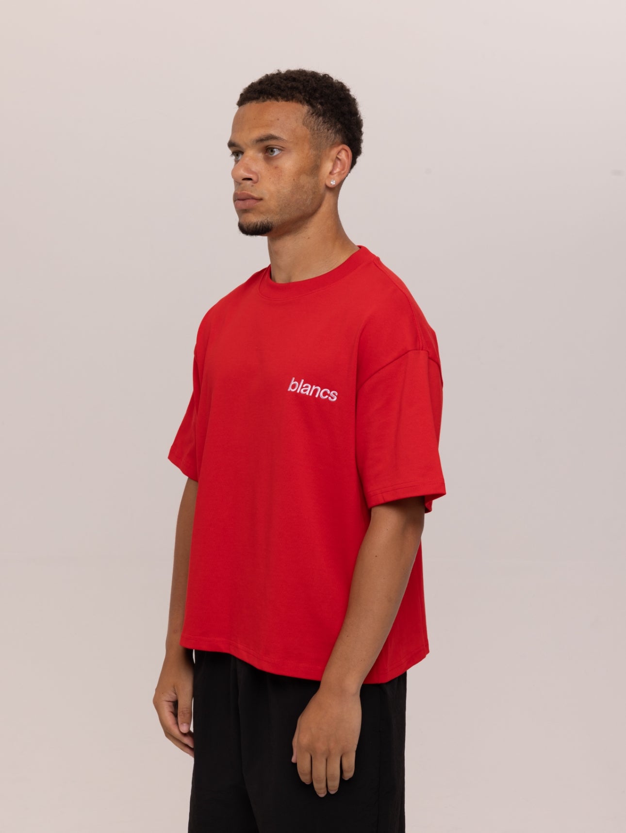BLANCS CLASSIC LOGO TEE - RED