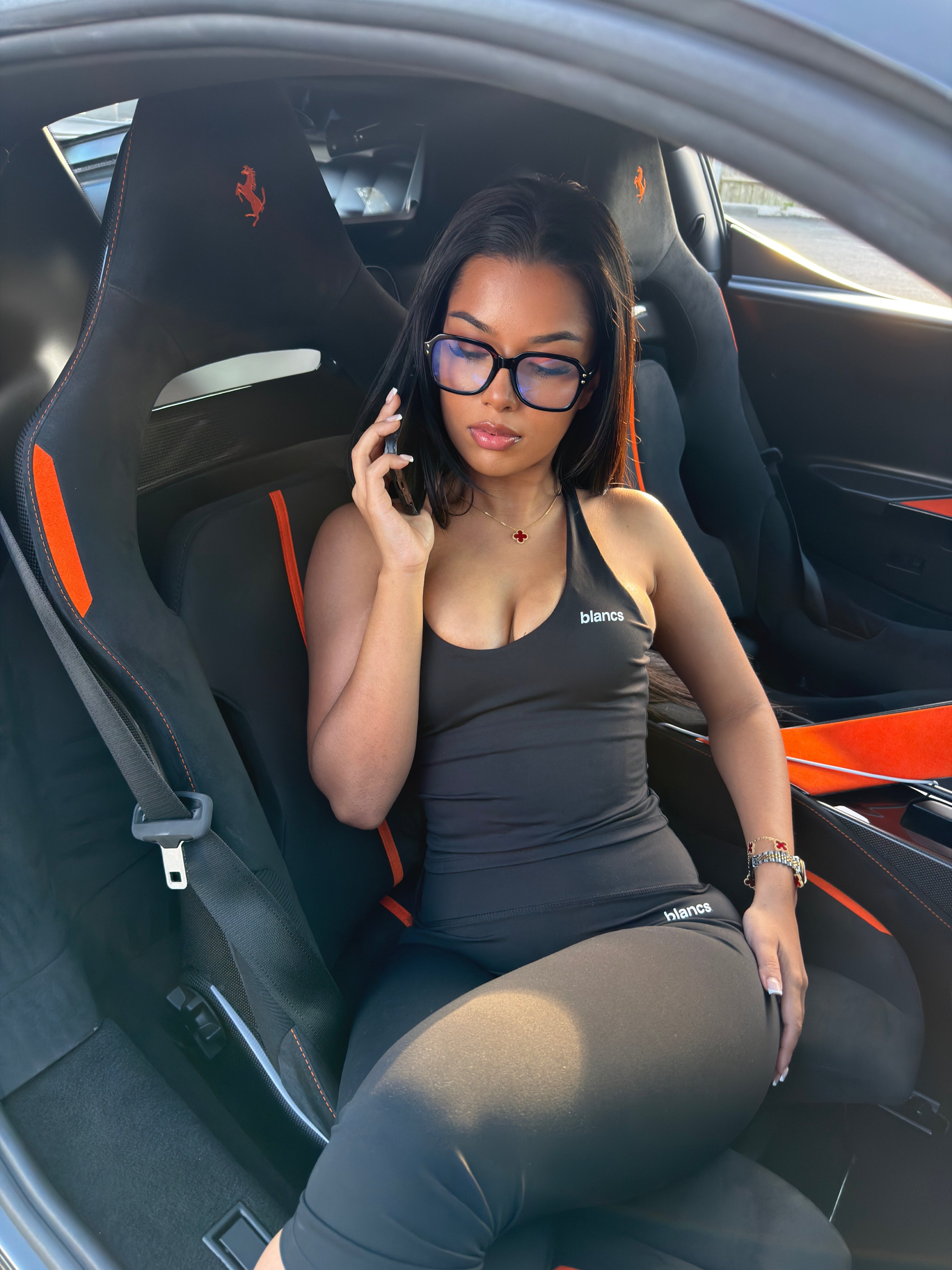 BLANCS CAPRIS - BLACK