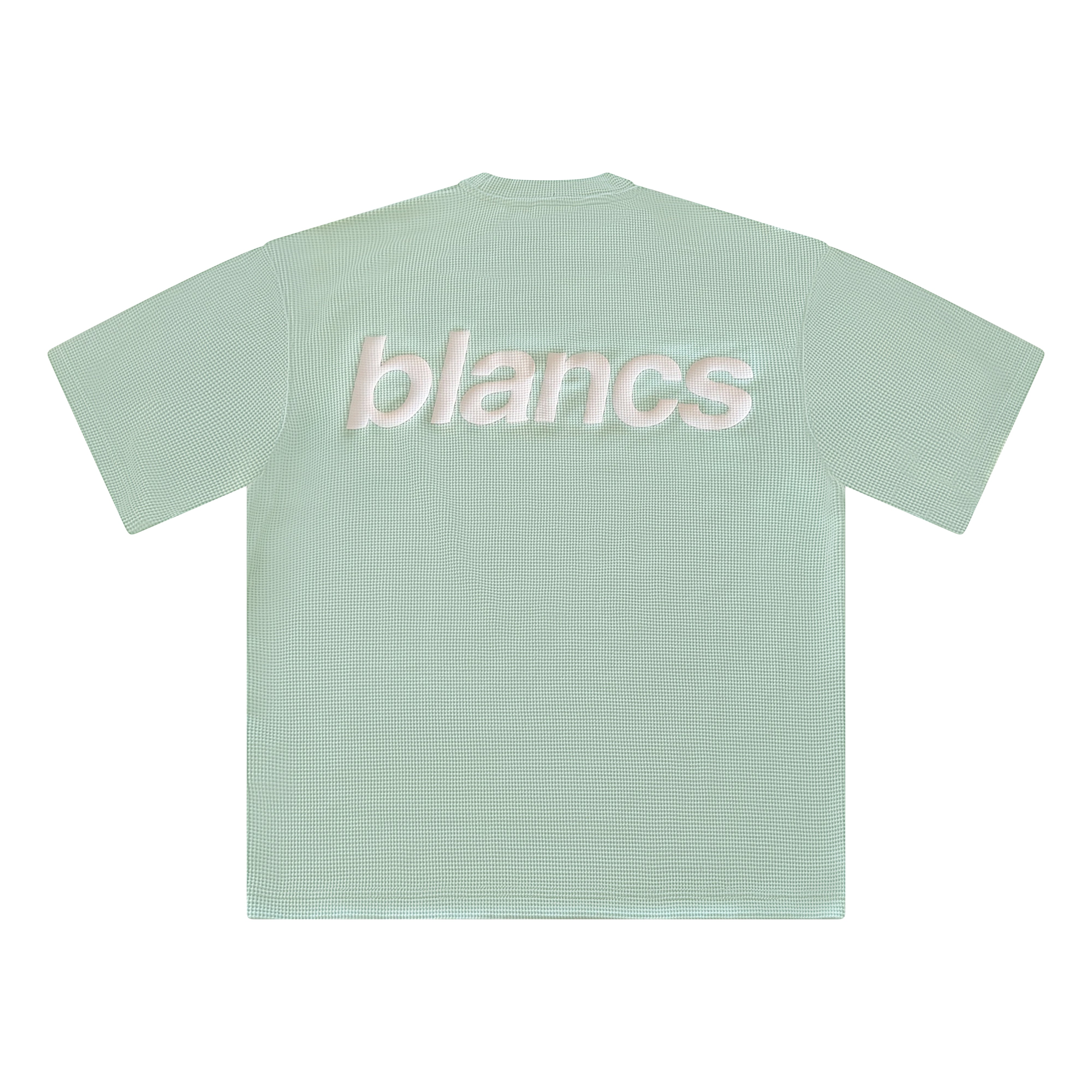 BLANCS WAFFLE KNIT S/S - MINT GREEN