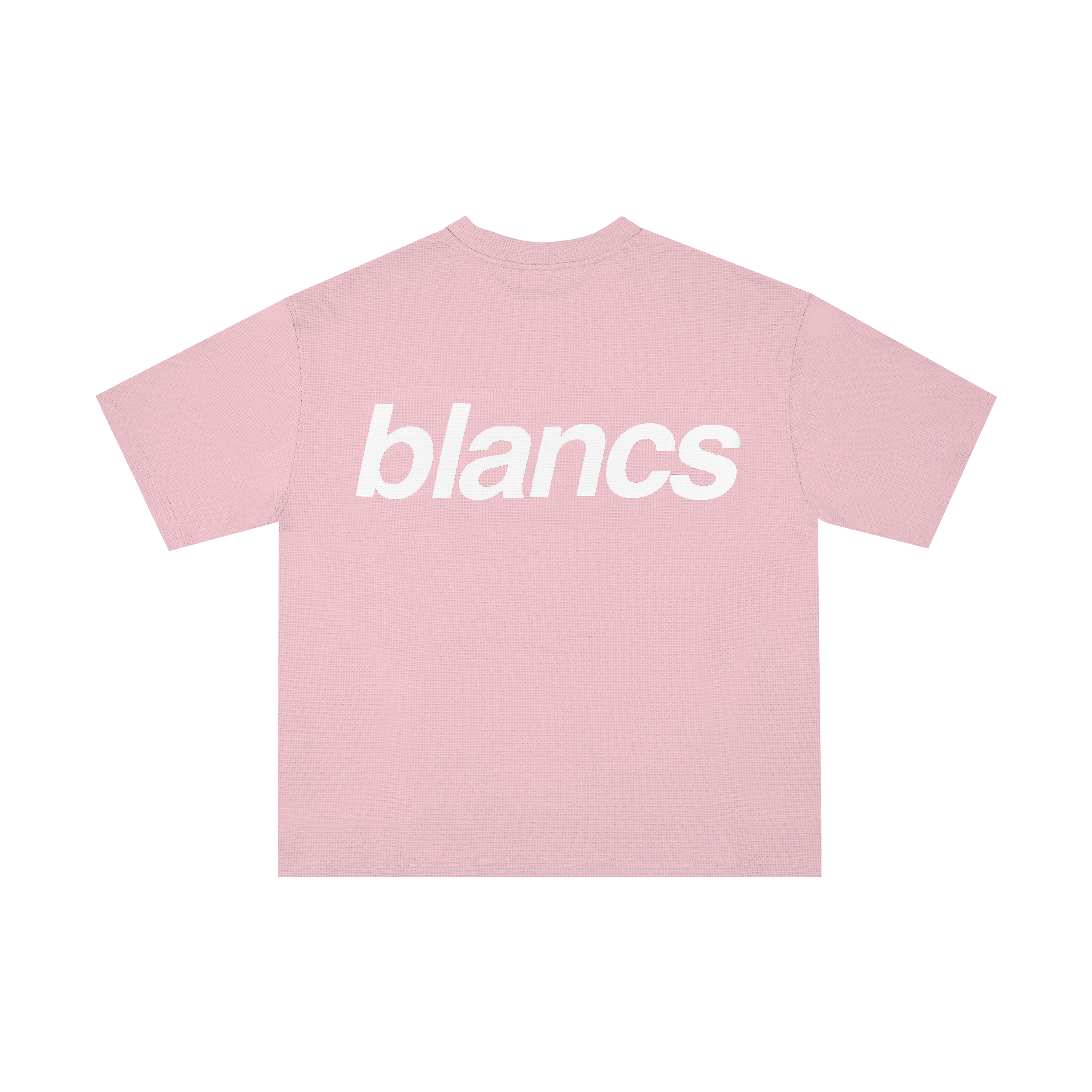 BLANCS WAFFLE KNIT S/S - PINK