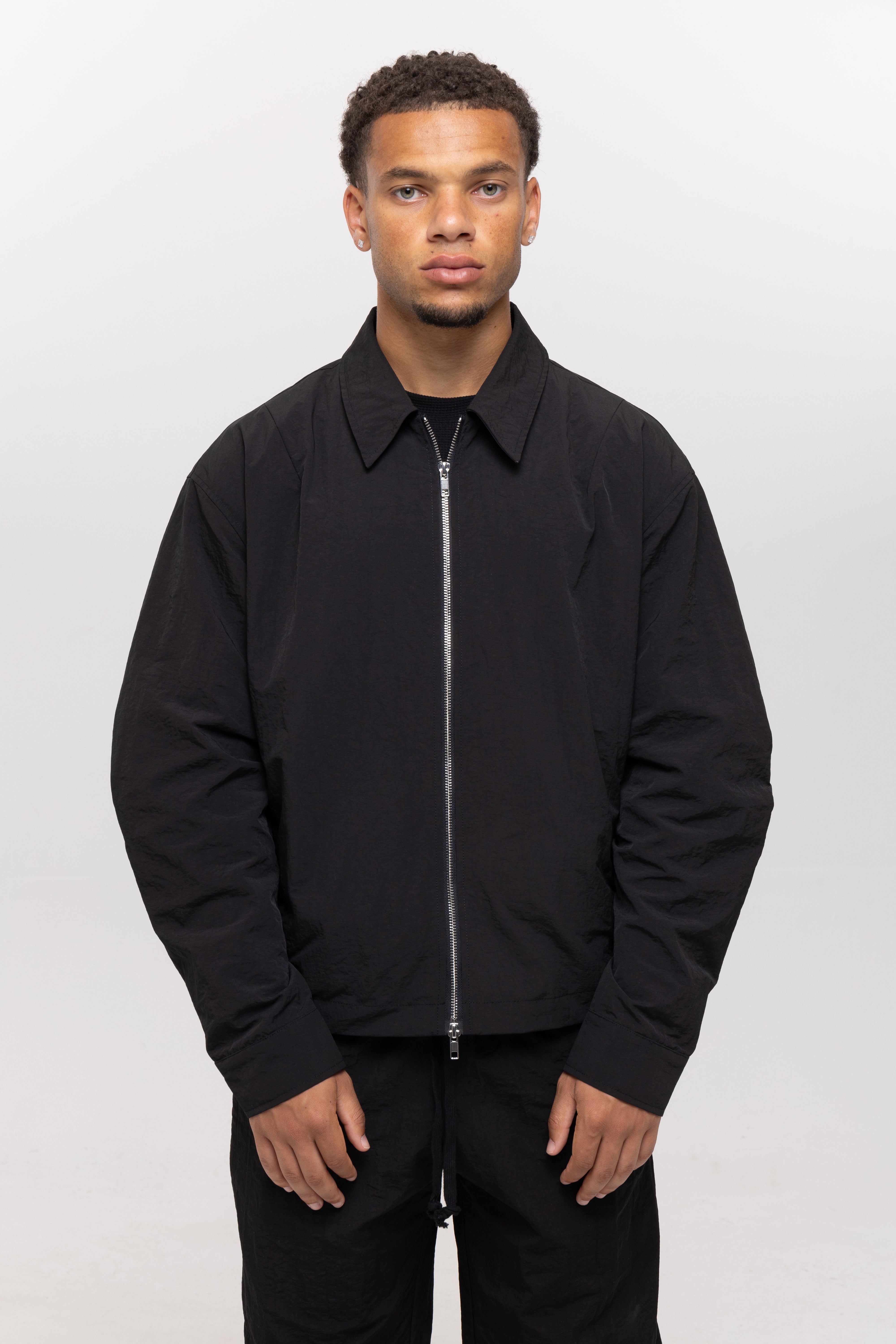 BLANCS NYLON JACKET - BLACK