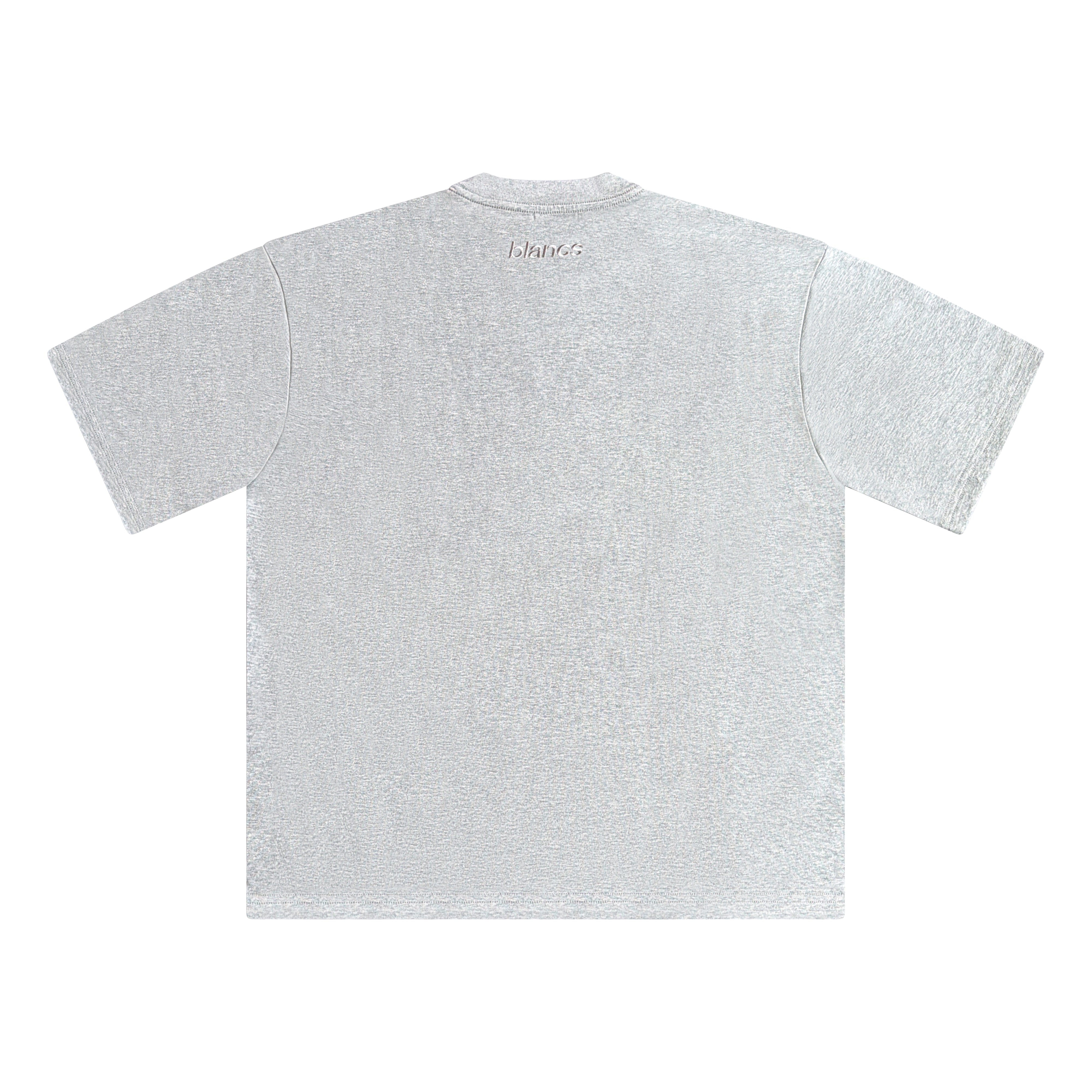 BLANCS CLASSIC LOGO TEE - LIGHT GREY