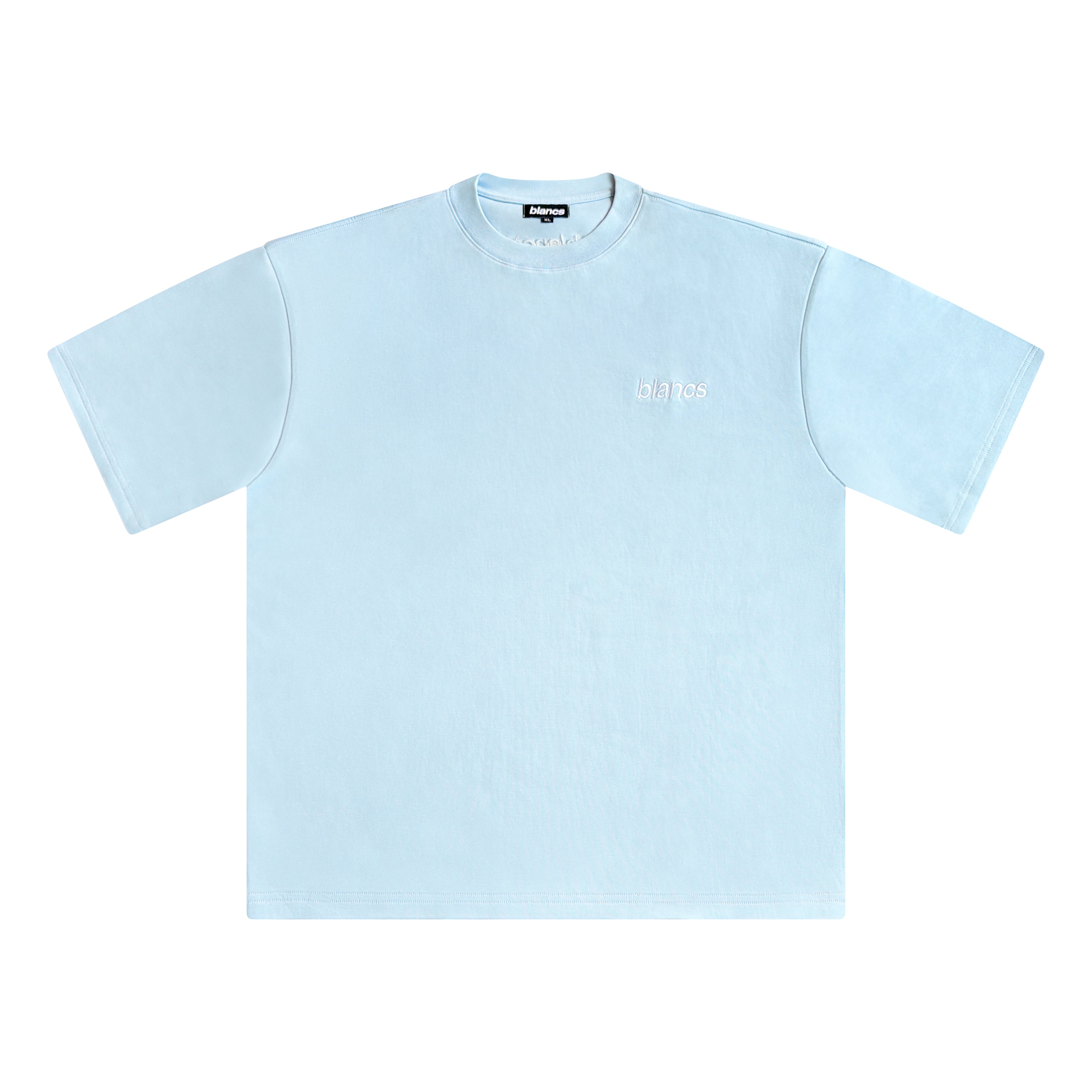 BLANCS CLASSIC LOGO TEE - LIGHT BLUE