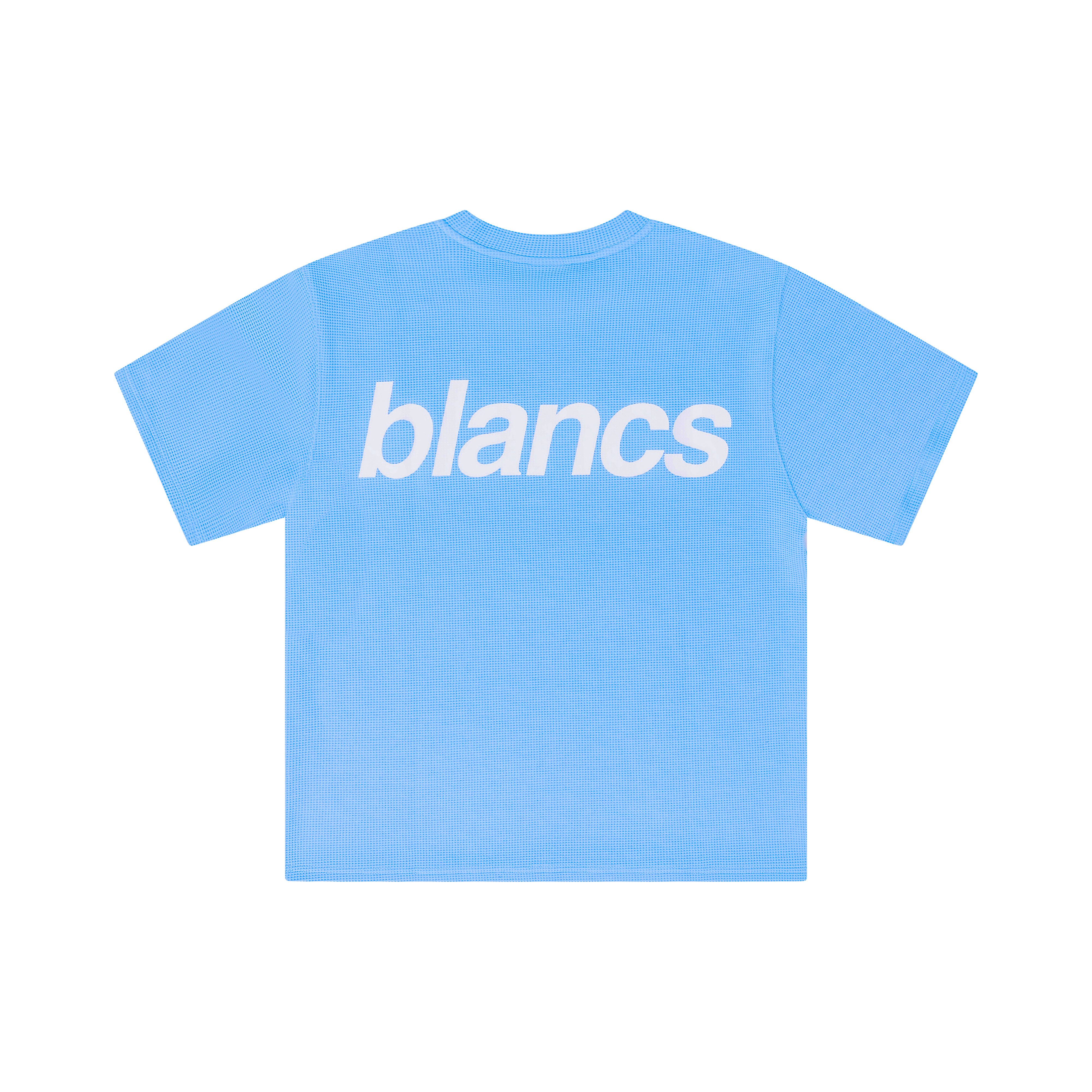 BLANCS WAFFLE KNIT S/S - BABY BLUE