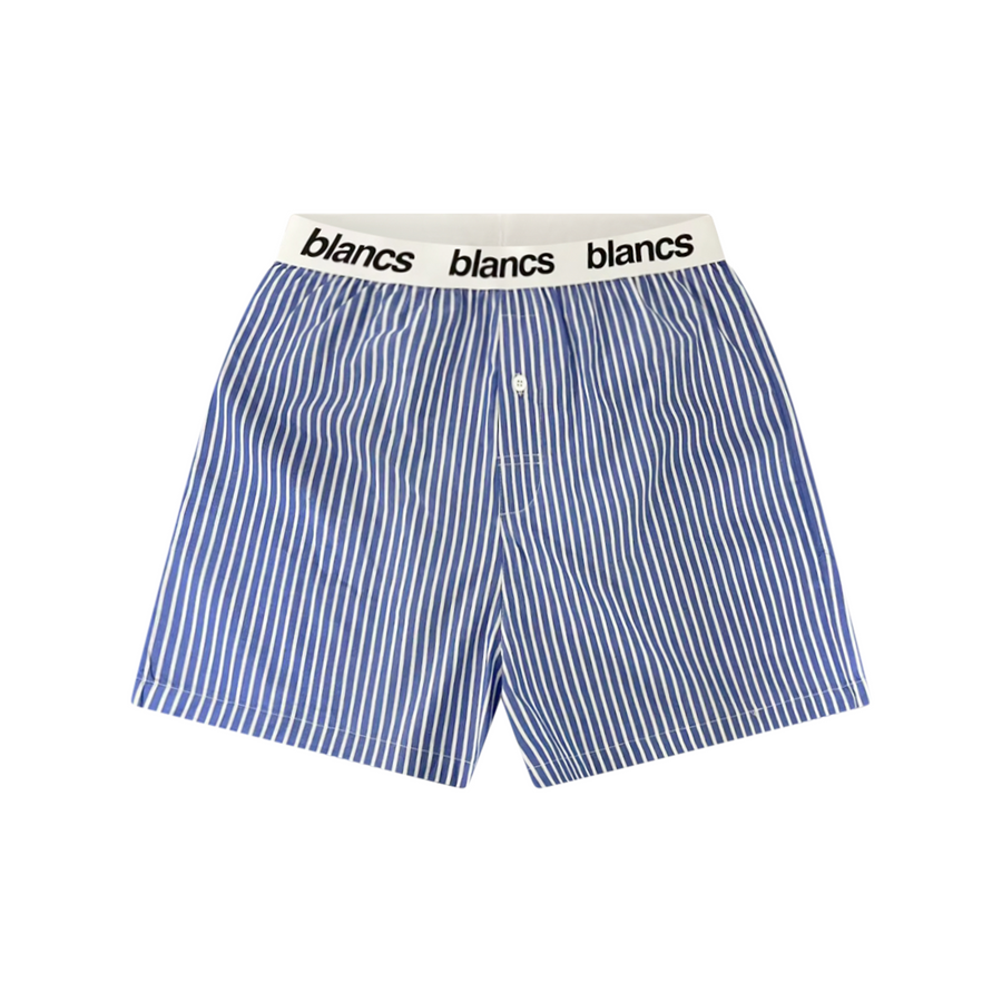 BLANCS STRIPED BLUE BOXER SHORTS - 2 PACK