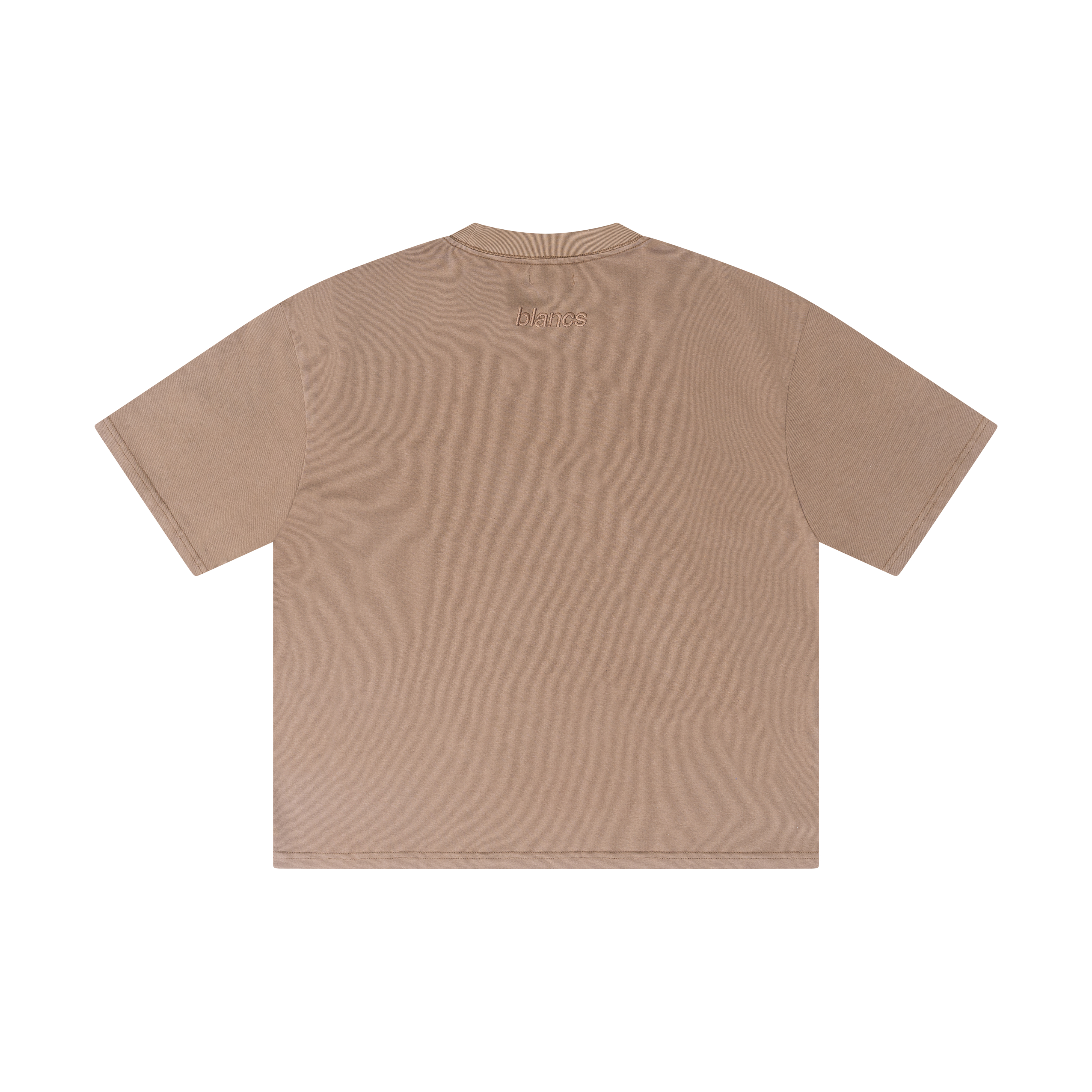 BLANCS CLASSIC LOGO TEE - WASHED BEIGE