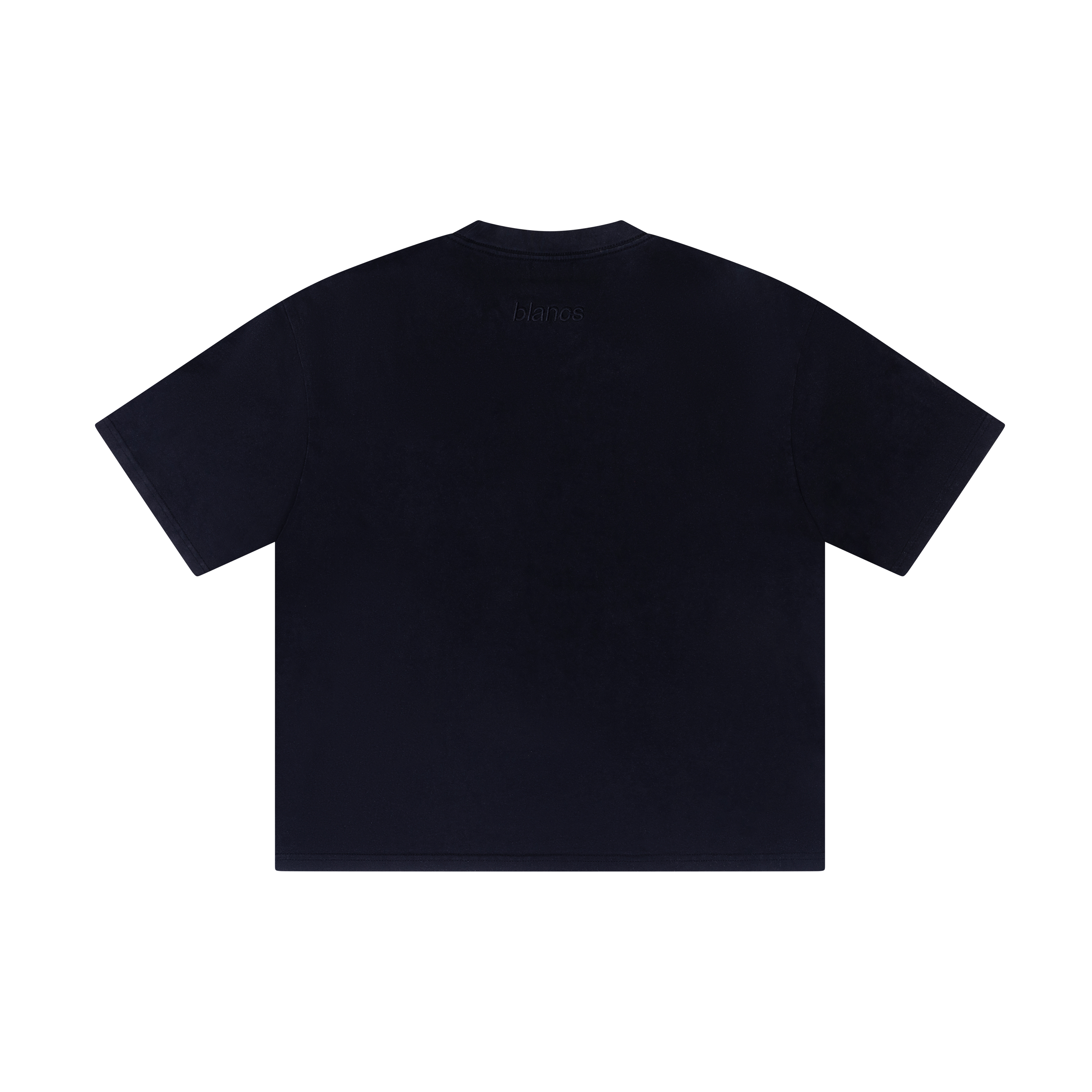 BLANCS CLASSIC LOGO TEE - WASHED BLACK