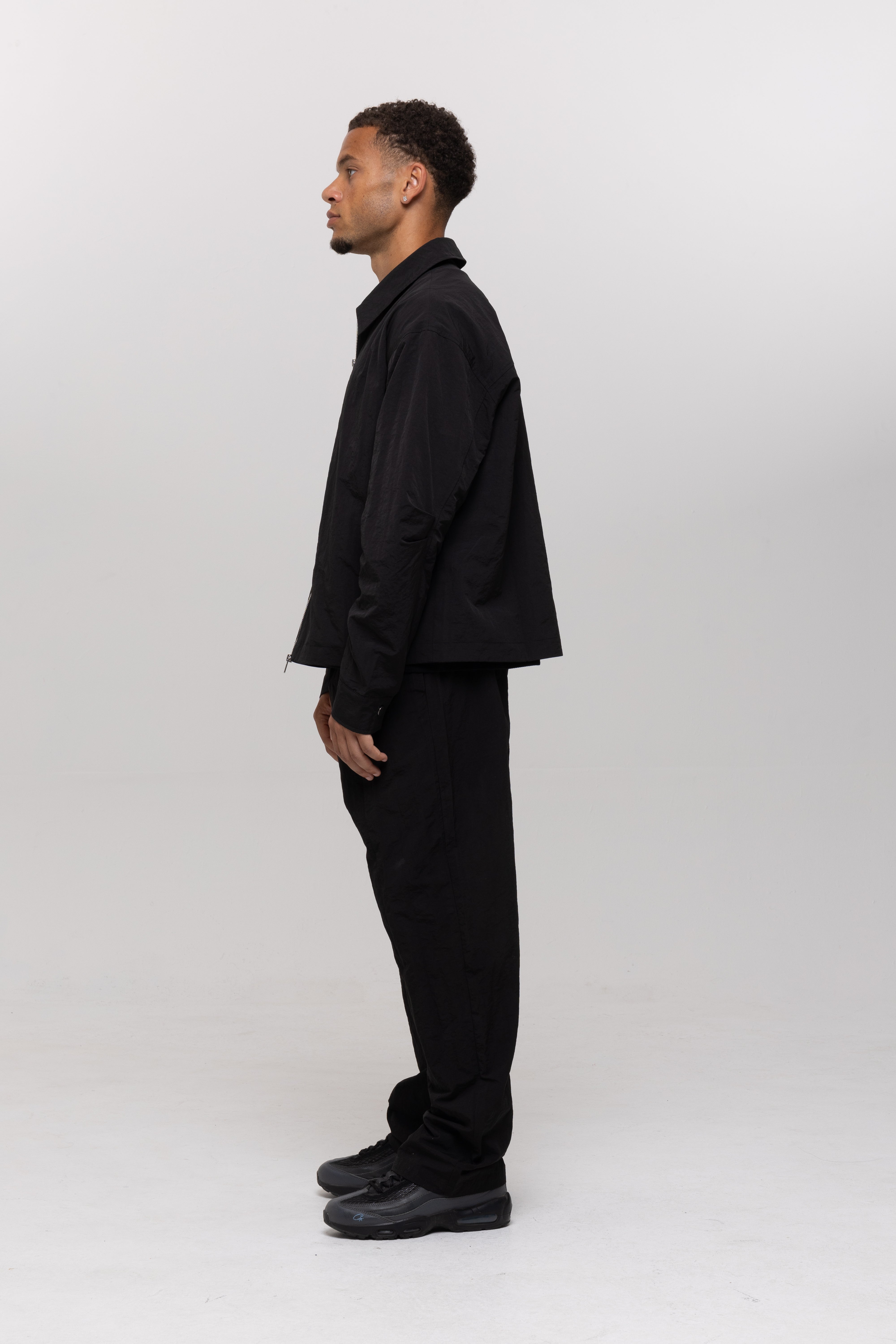 BLANCS NYLON JACKET - BLACK