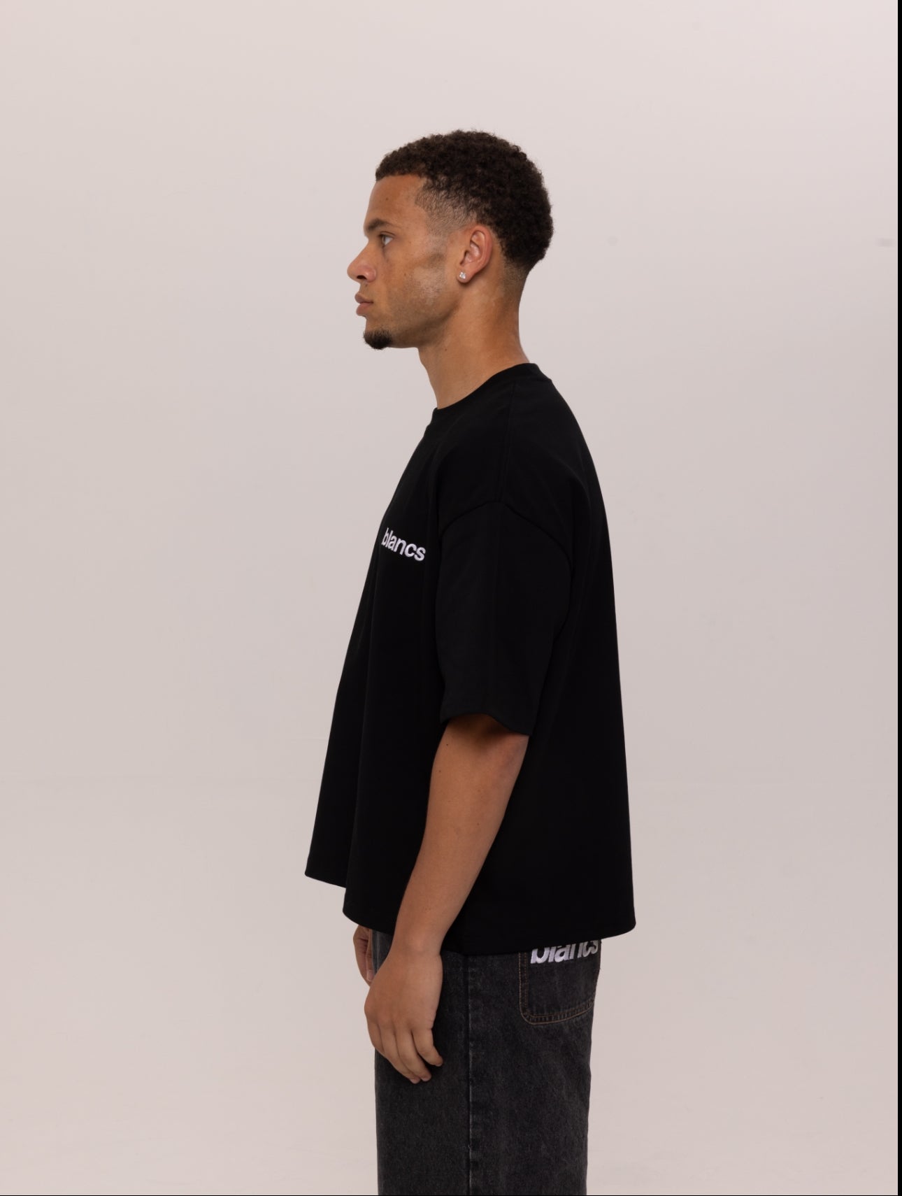 BLANCS CLASSIC LOGO TEE - BLACK