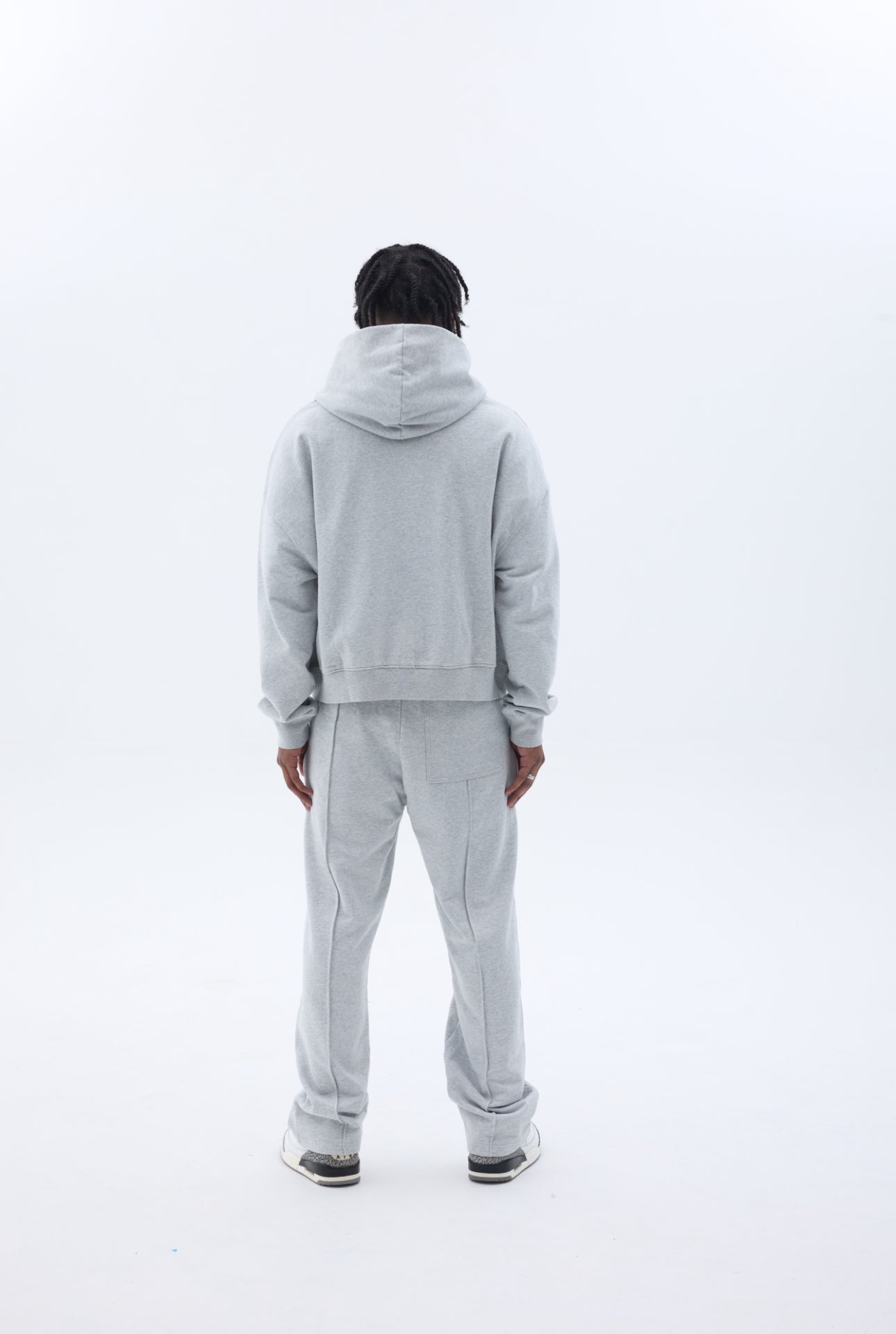 BLANCS ZIP HOODIE - GREY