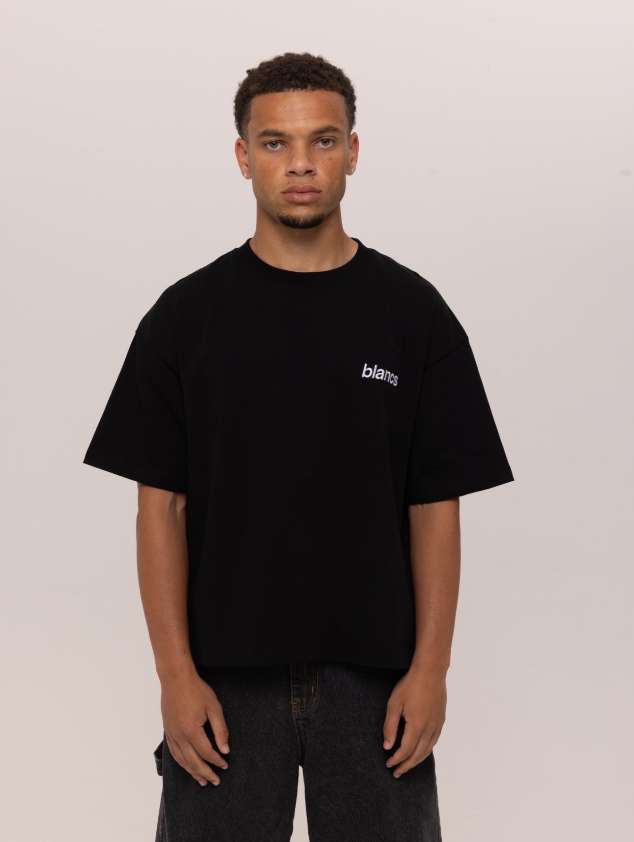 BLANCS CLASSIC LOGO TEE - BLACK