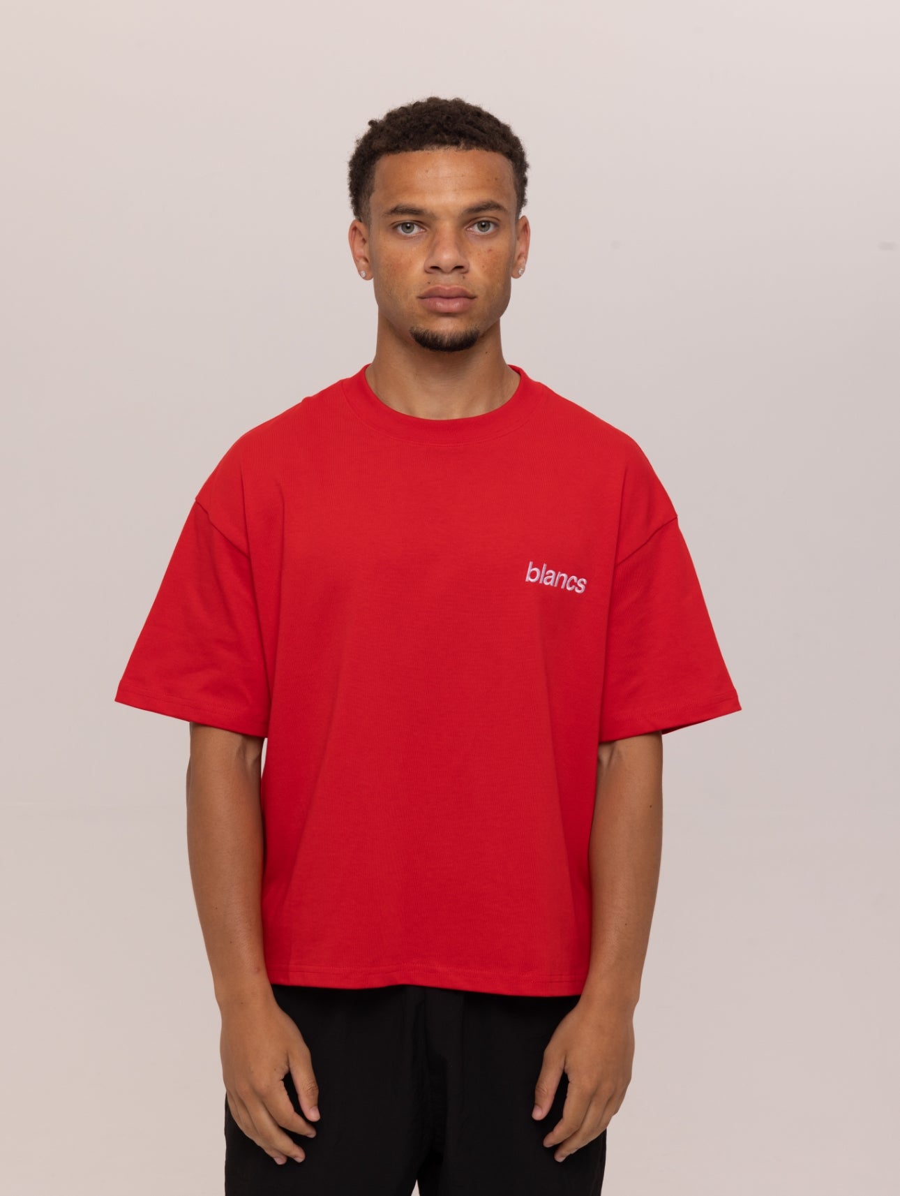 BLANCS CLASSIC LOGO TEE - RED