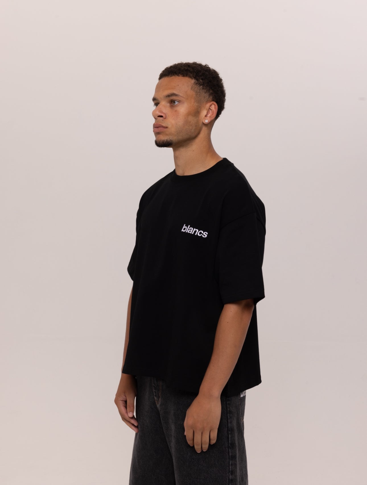 BLANCS CLASSIC LOGO TEE - BLACK