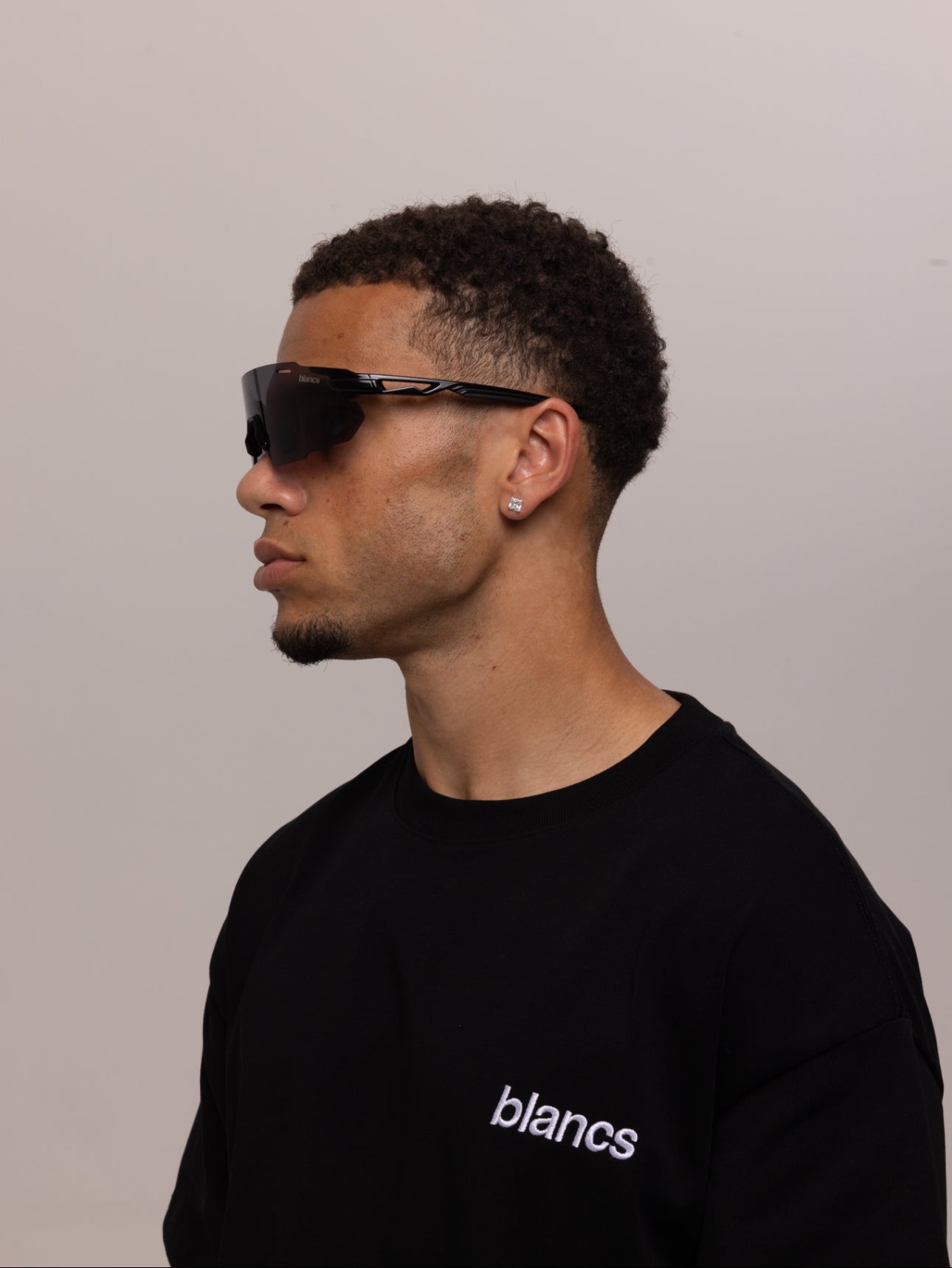 BLANCS RACER SUNGLASSES - BLACK