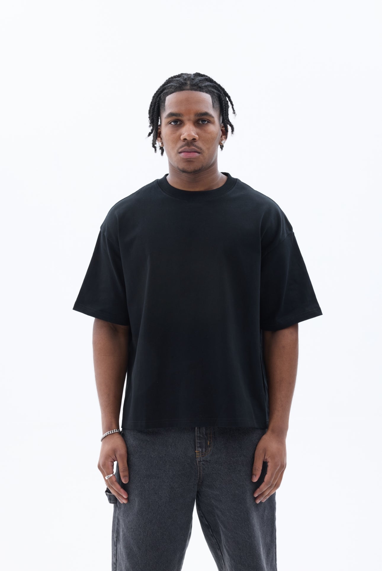 BLANCS BASICS TEE - BLACK