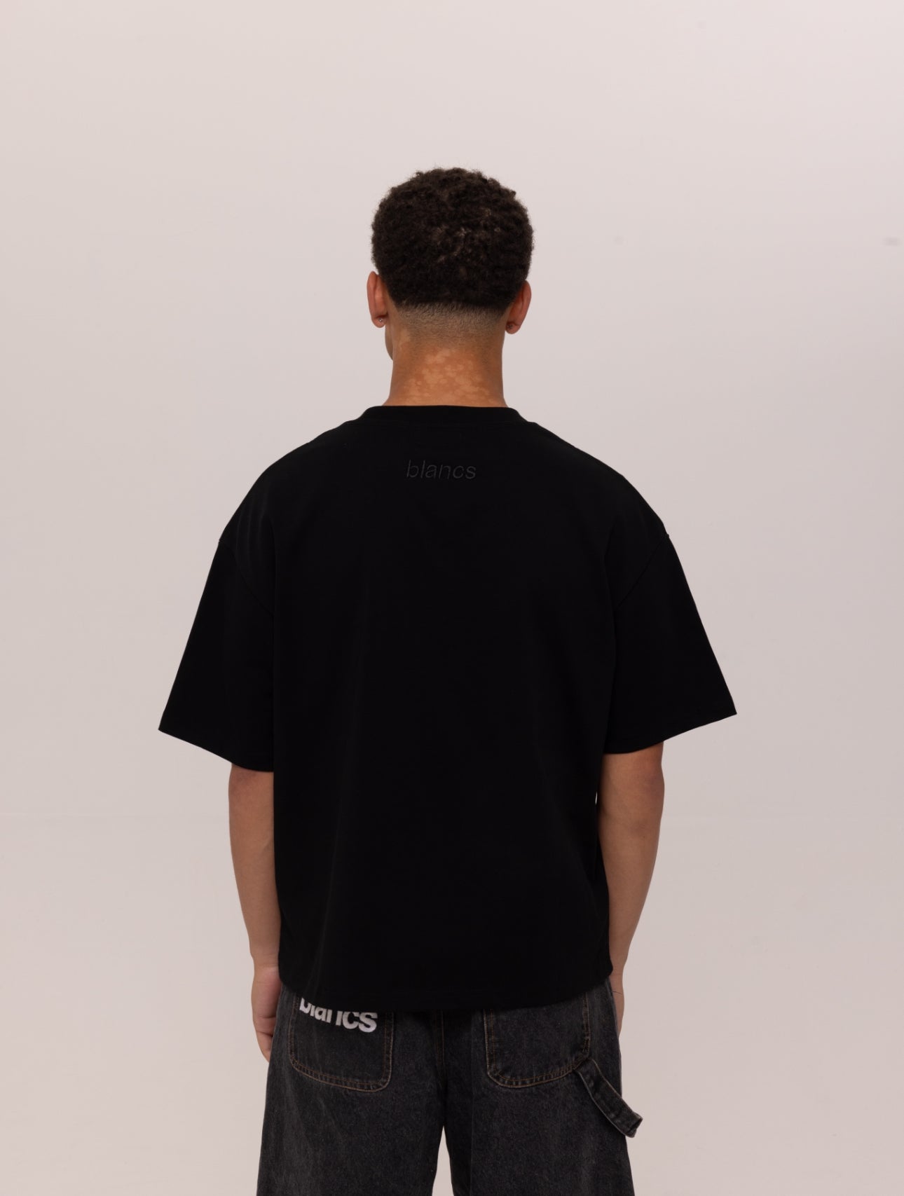 BLANCS CLASSIC LOGO TEE - BLACK