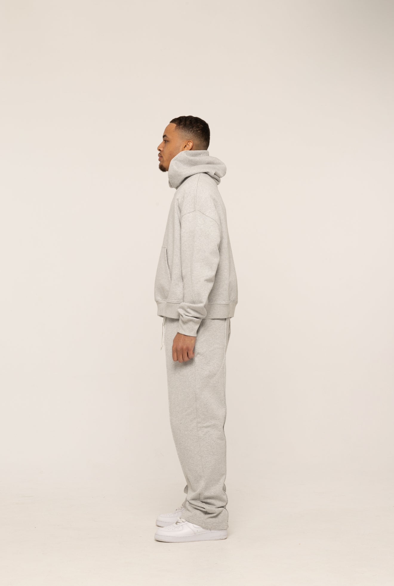 BLANCS PULLOVER HOODIE - GREY