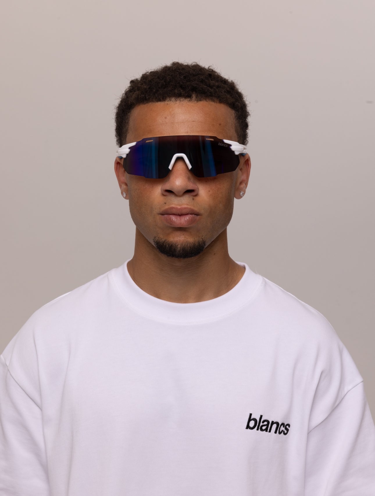 BLANCS RACER SUNGLASSES - WHITE