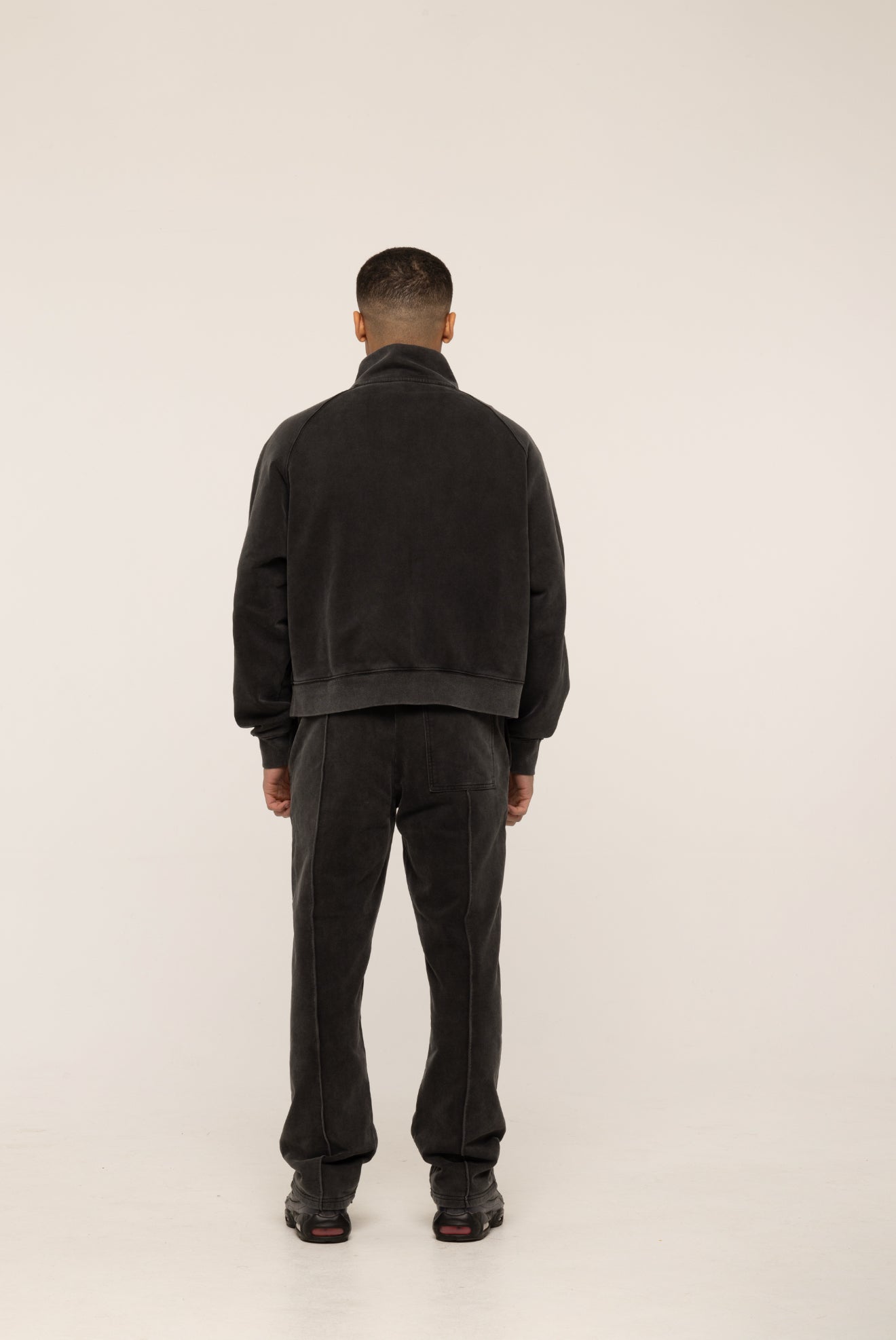 BLANCS TRACK JACKET - WASHED BLACK