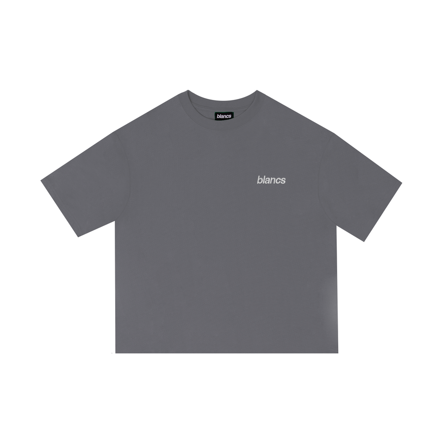 BLANCS CLASSIC LOGO TEE - GREY