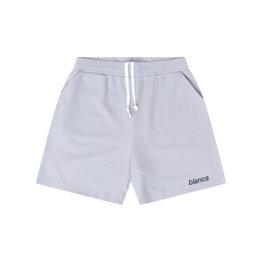 BLANCS WAFFLE SHORTS - GREY