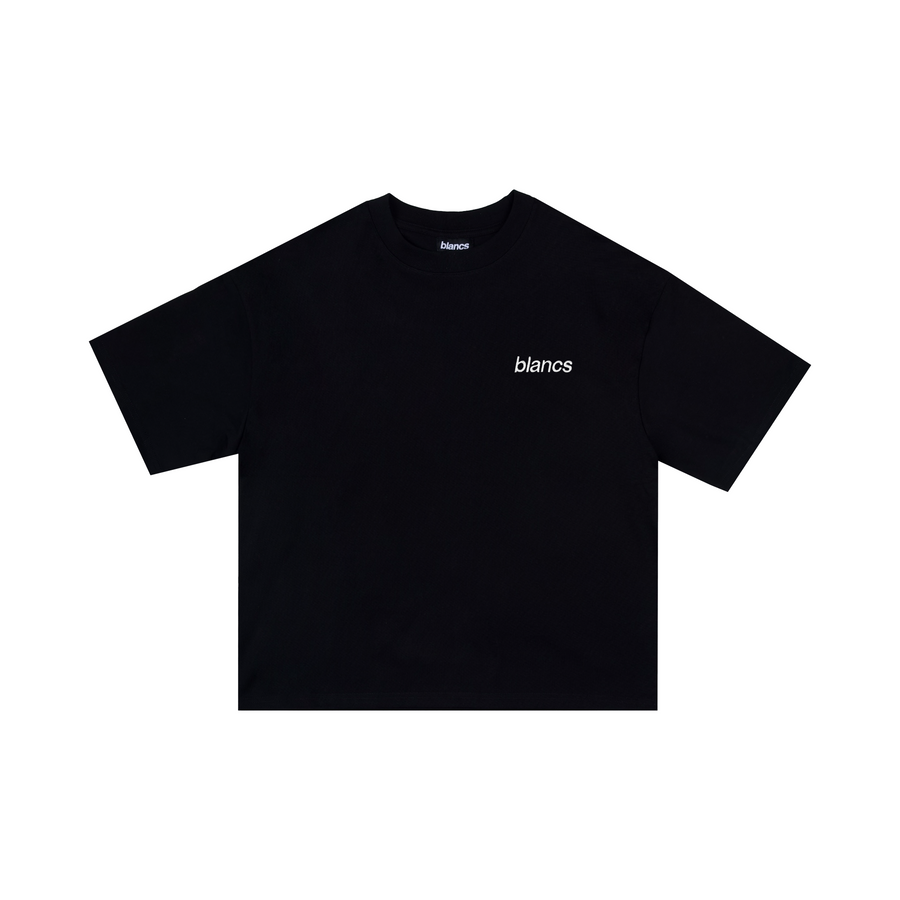 BLANCS CLASSIC LOGO TEE - BLACK