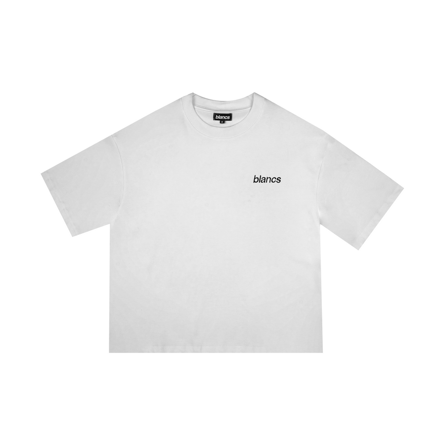 BLANCS CLASSIC LOGO TEE - WHITE