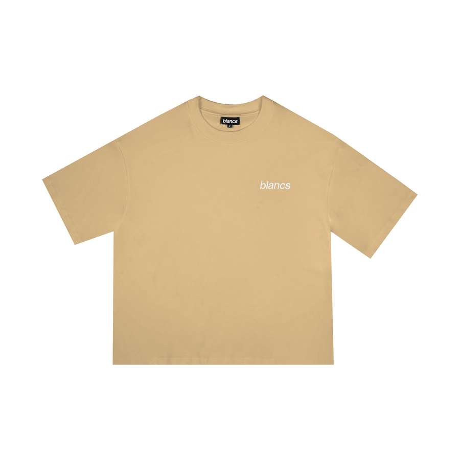 BLANCS CLASSIC LOGO TEE - SAND
